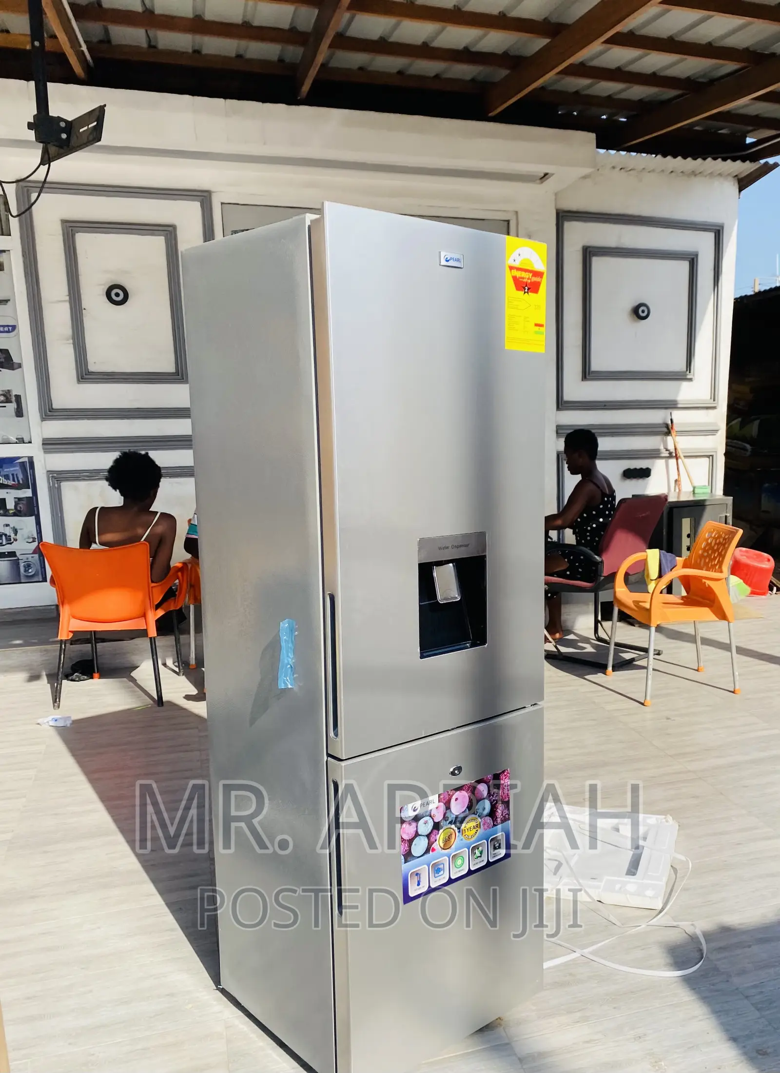 Original Pearl Pf-330bwd 2 Door Refrigerator(251ltr)Gray 