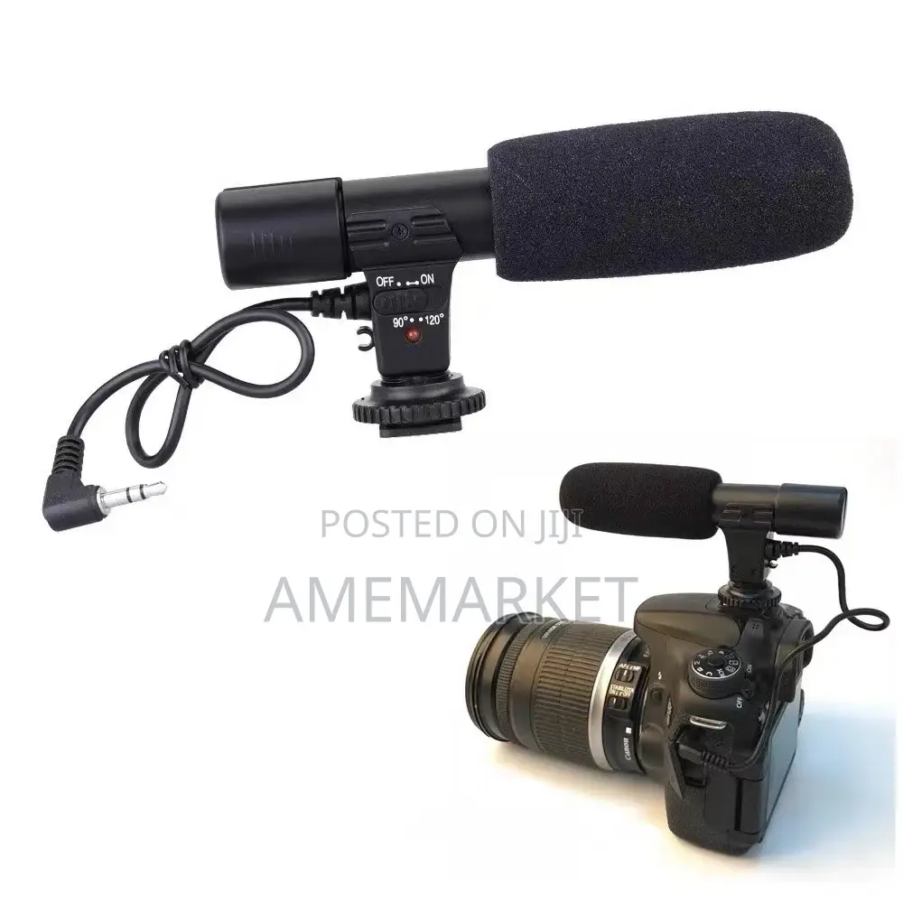 Mic-01 SLR Camera Dv Stereo Interview Recording Microphone