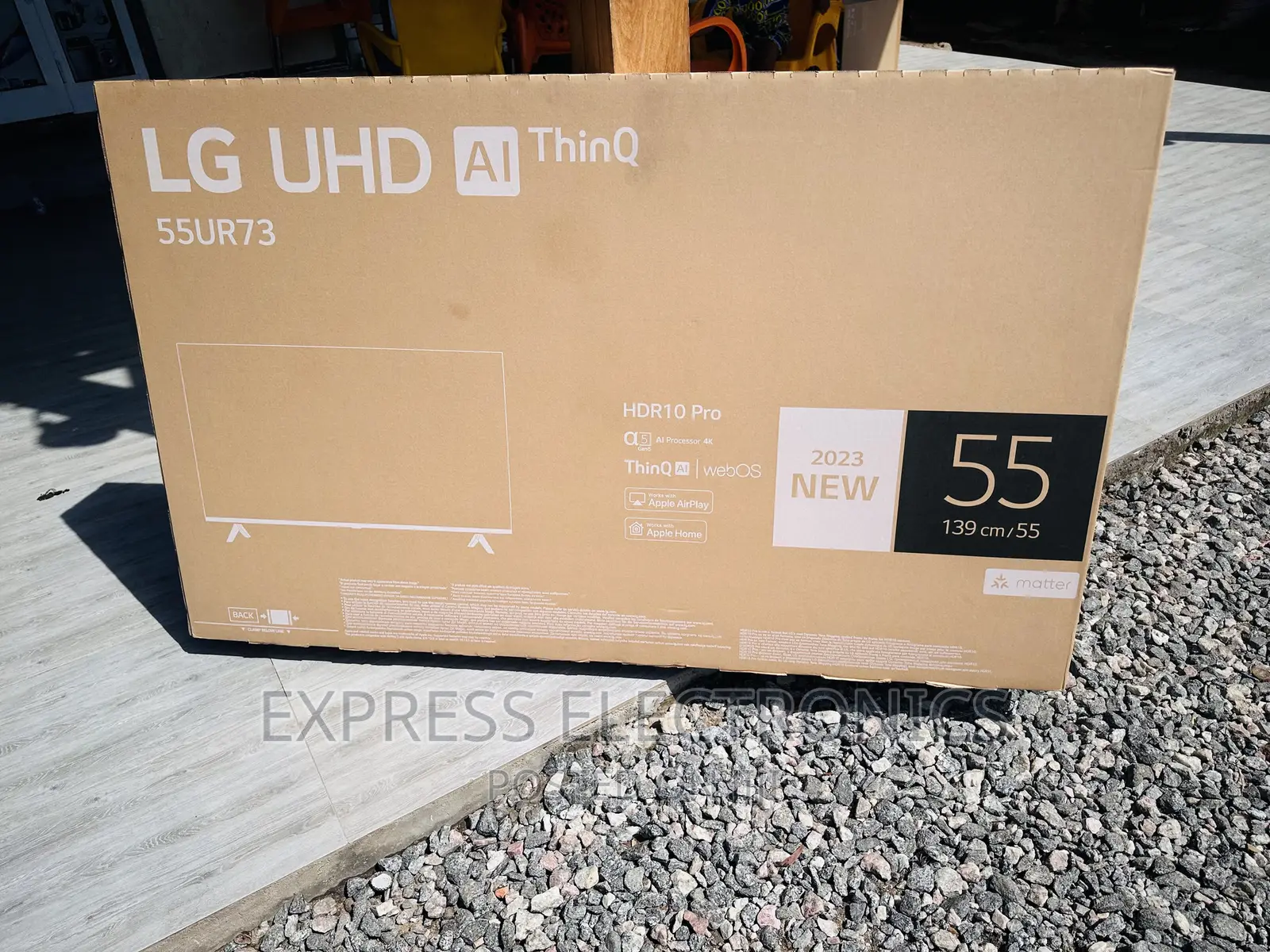 Smart LG Technology UHD 55”UR73 Tv Glossy