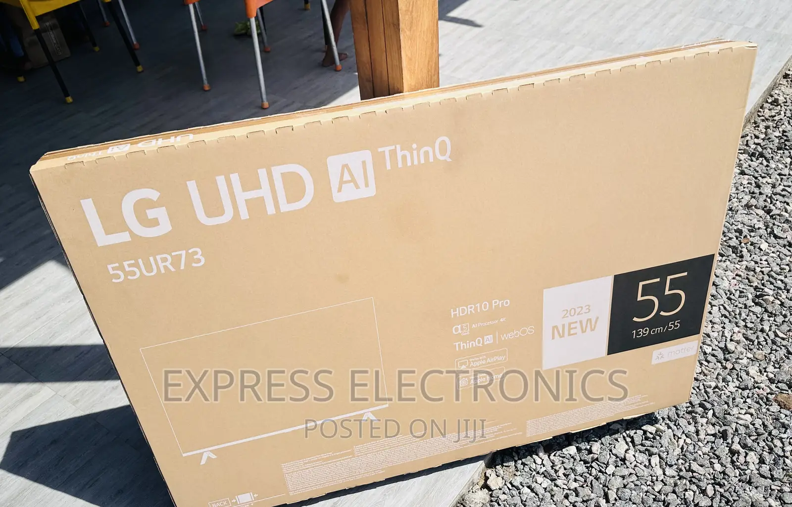 Smart LG Technology UHD 55”UR73 Tv Glossy