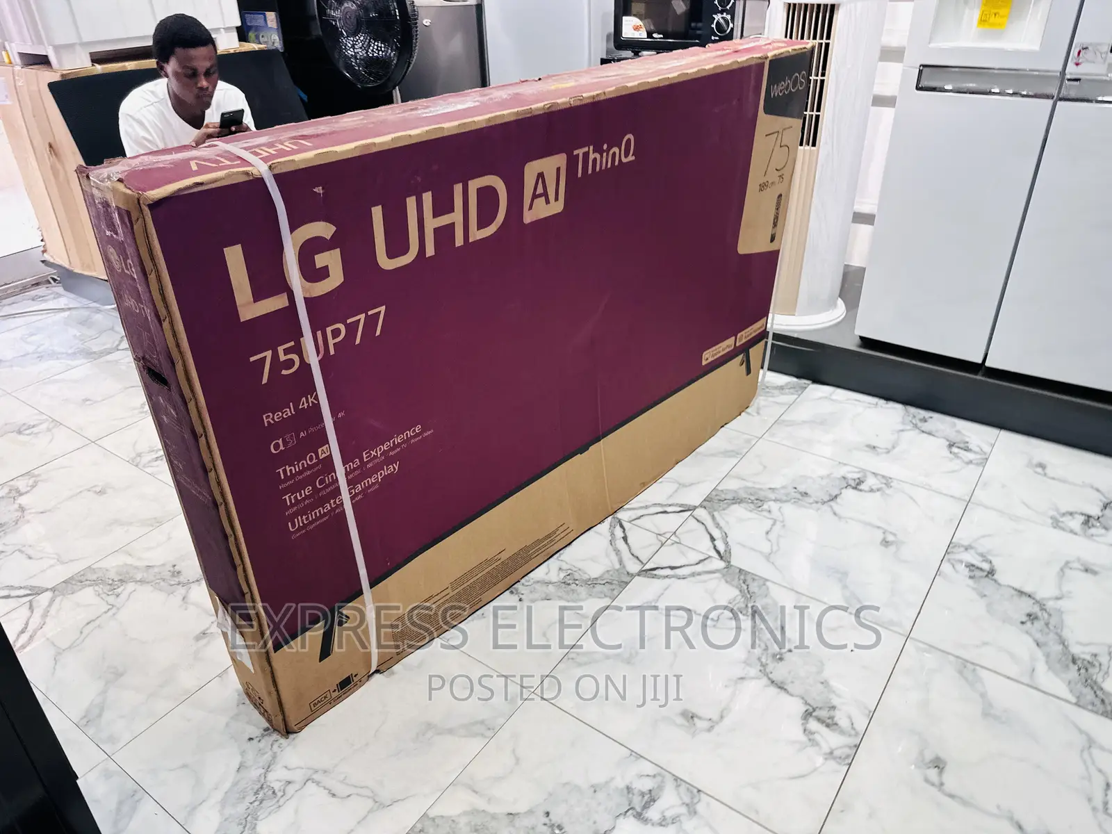 Smart Lg Technology UHD Smart 75”UP77 Tv Led