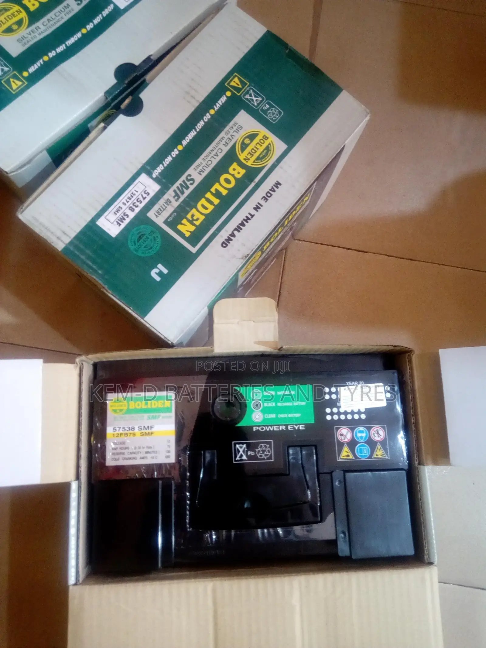 15 Plates Boliden Car Battery