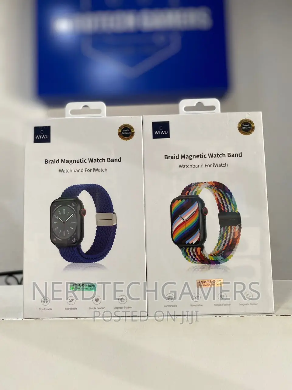 Magnetic Braided For Apple Watch Band 41mm 40mm 45mm 44mm
