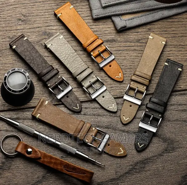 Crazy Horse Leather Watch Band For Apple Watch - Stylish