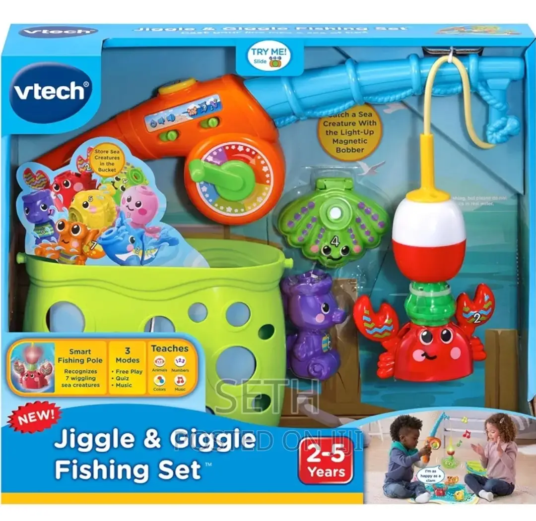Children Kids Vtech Jiggle and Giggle Fishing Set