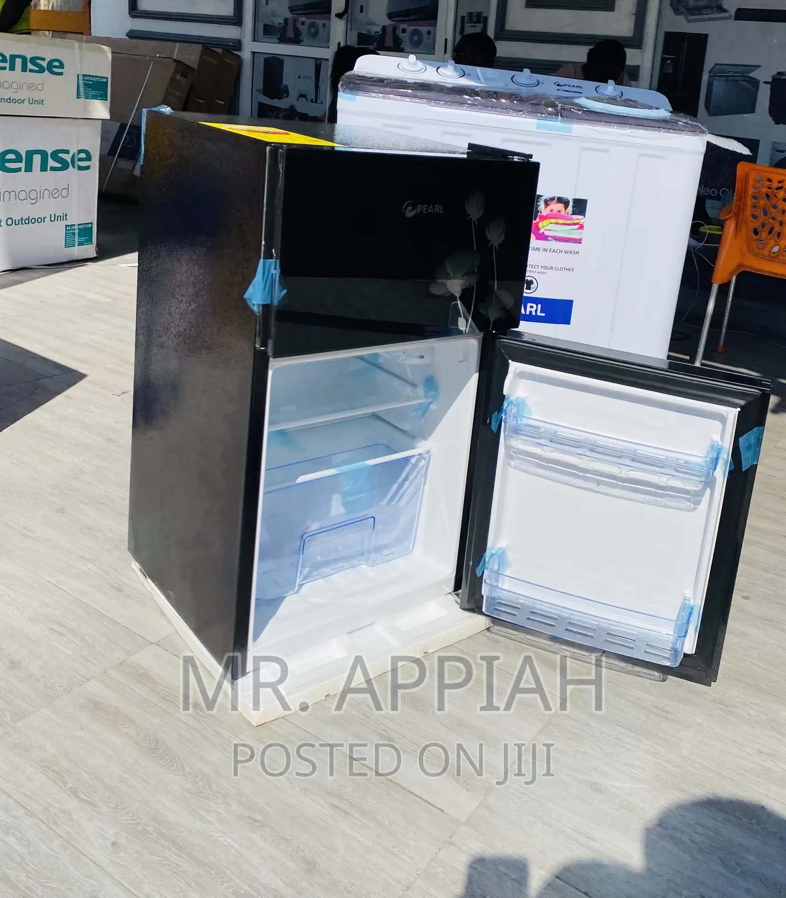 Shop Quality Pearl PF-10T 2 Door Electric Fridge(Black).