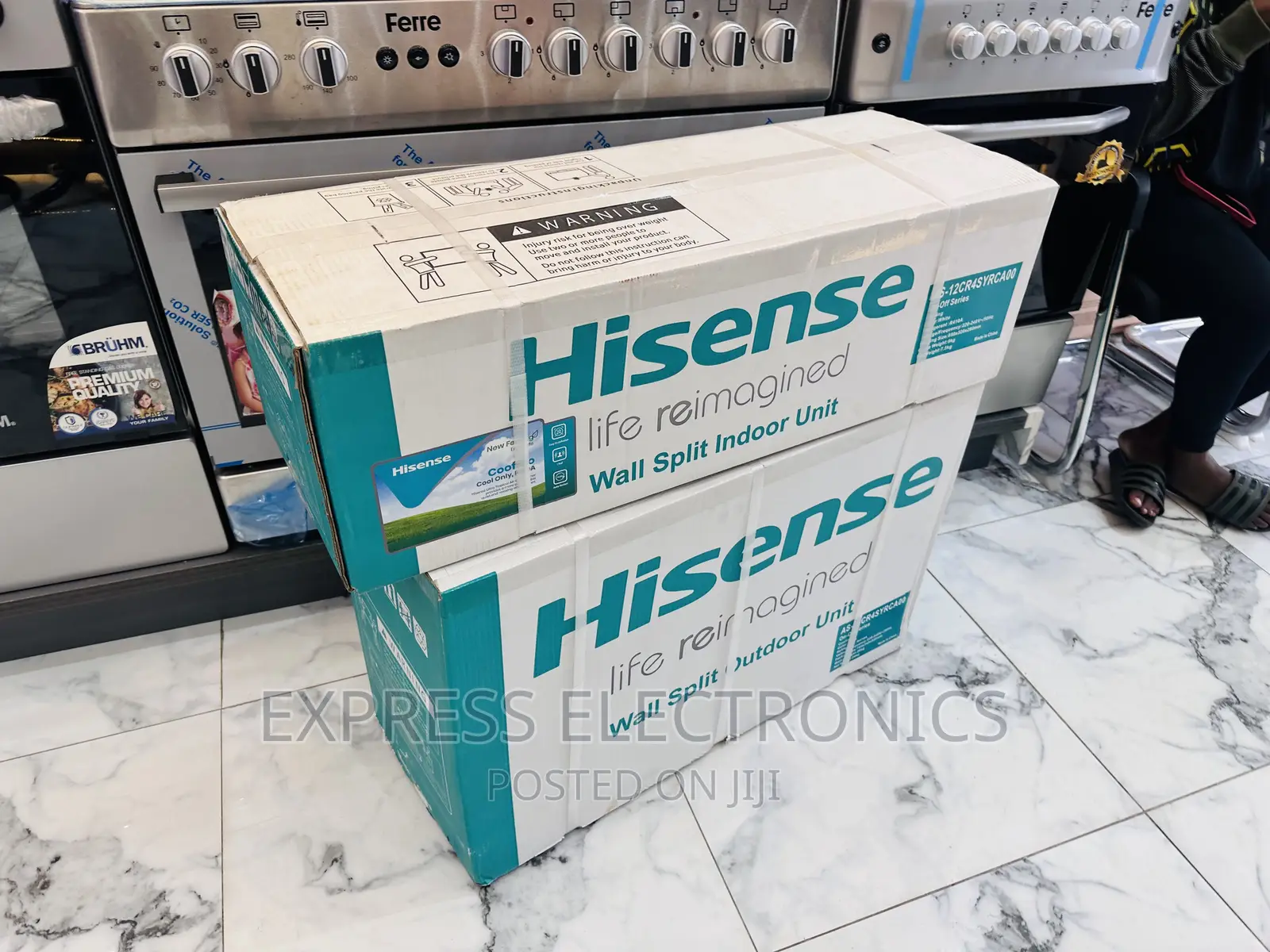 Chilling With Hisense Split R410 Gas 2.5hp Ac White