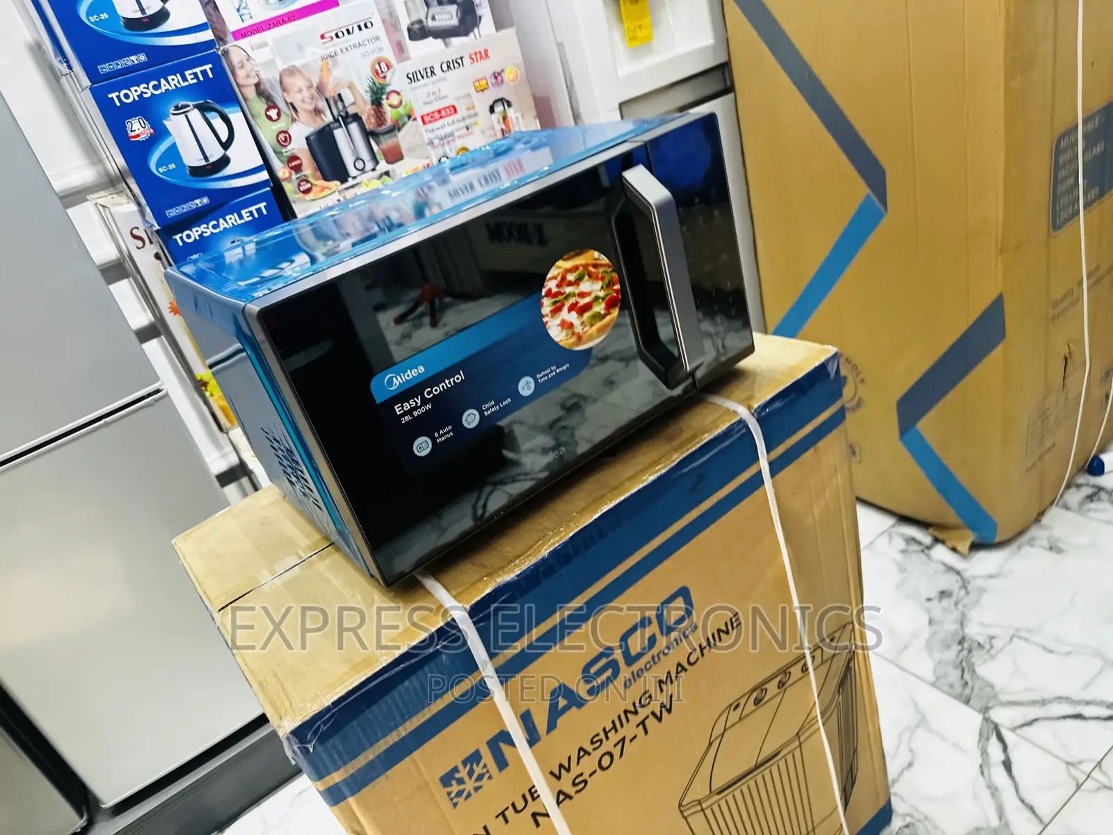 30L Microwave Oven Midea Black Best Sale
