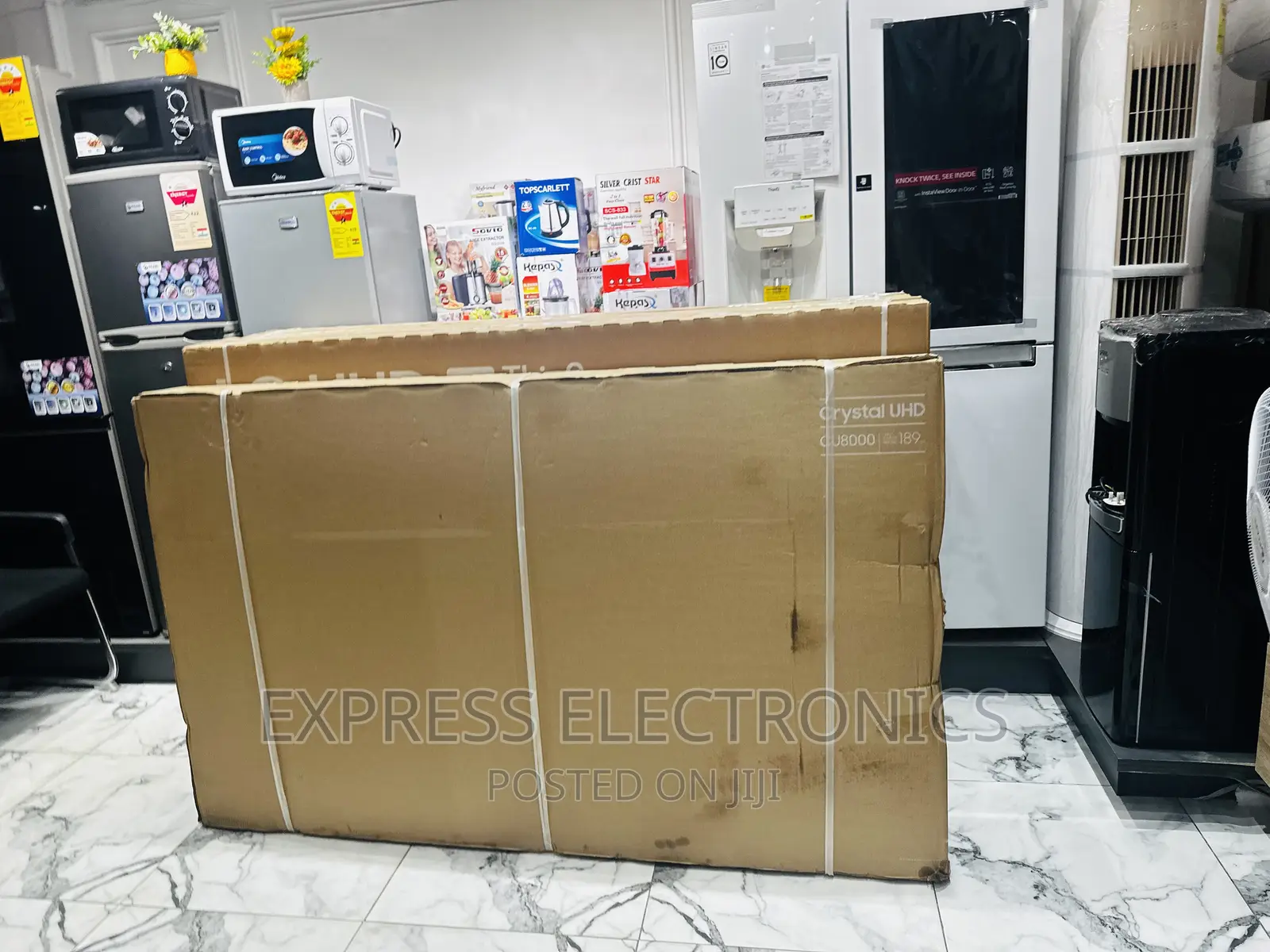 Get a Year Warranty on Samsung Uhd Smart 75”Cu7000