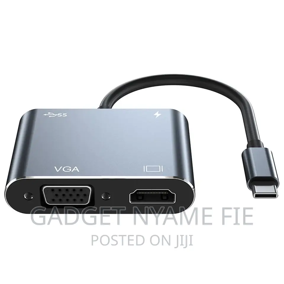 4 in 1 Adapter - Type C / HDMI / VGA / USB-A