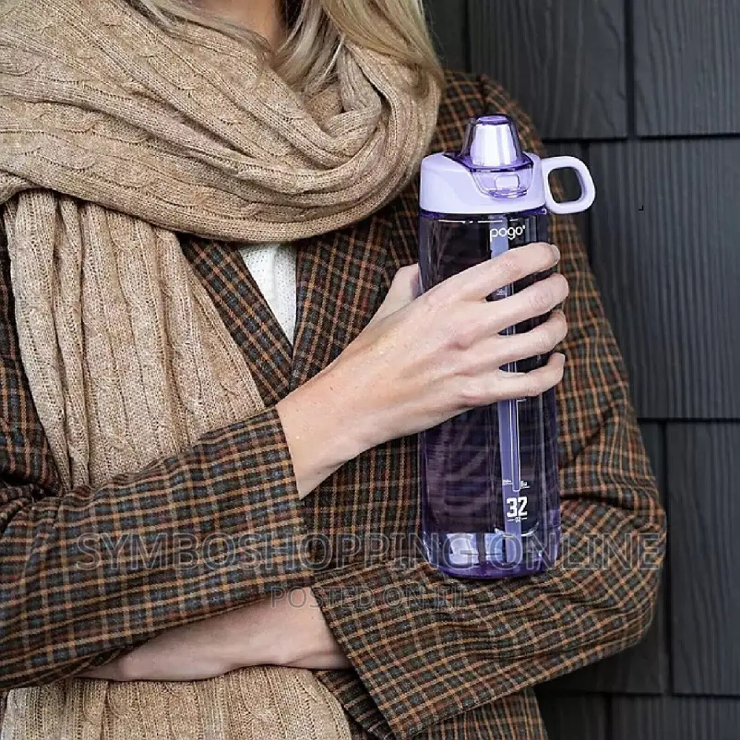 Pogo Bpa Free Water Bottles With Lid And Straw - 946ml ( 175ghs Each)