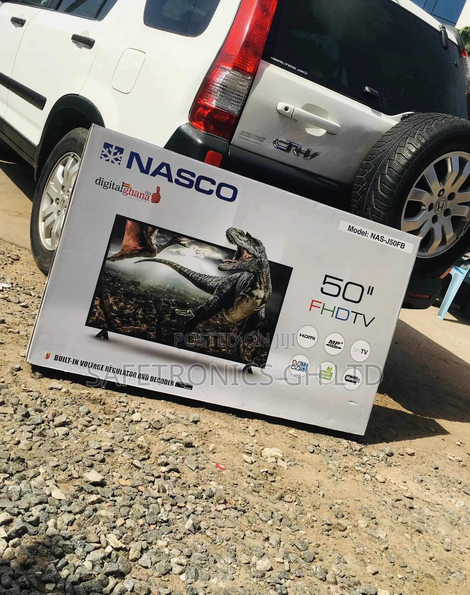 Satellite 50 Inches Glossy LED Black Nasco Digital Tv
