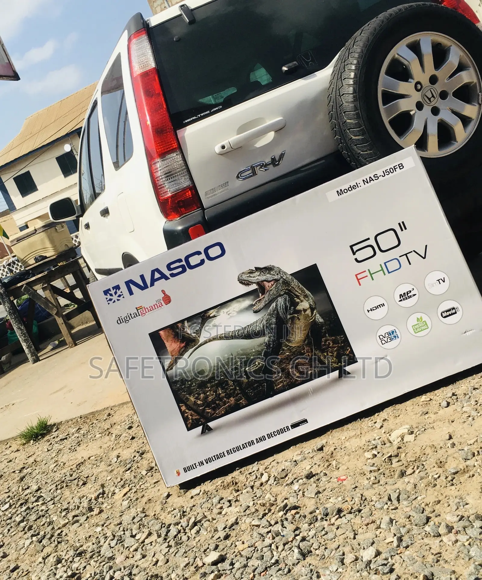 Satellite 50 Inches Glossy LED Black Nasco Digital Tv