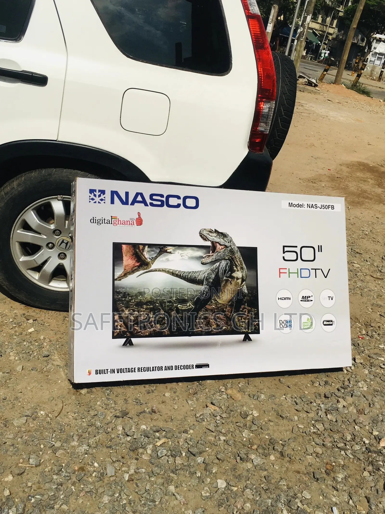 Digital Nasco 50 Inches Glossy Les Satellite Black Electric