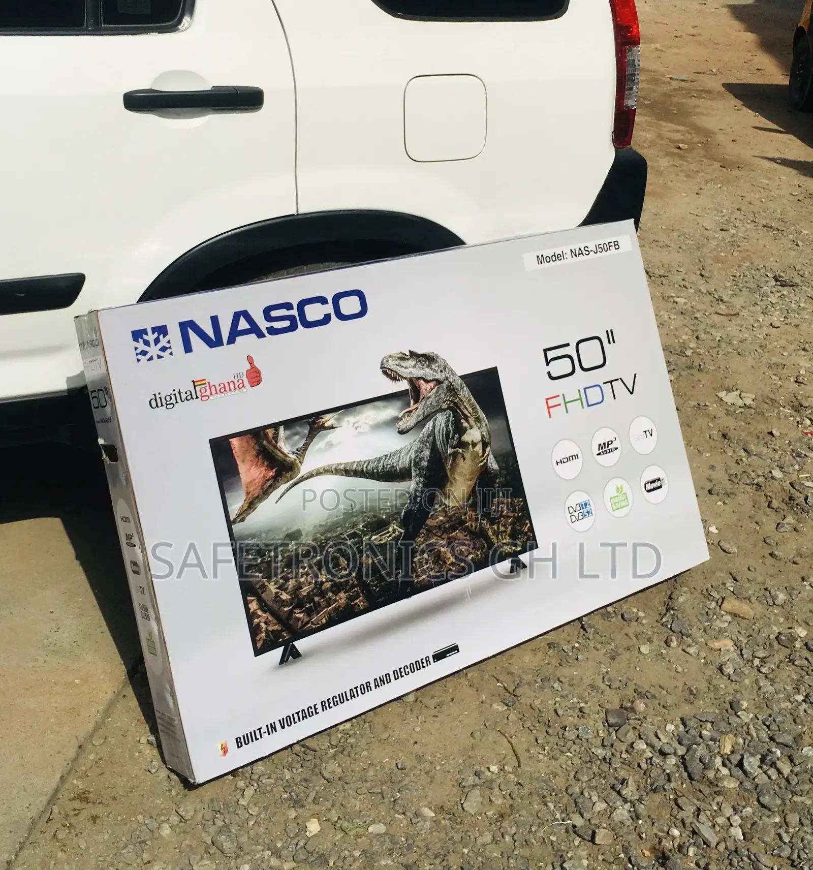 LED Nasco 50 Inches Satellite Black Digital FHD Glossy Tv
