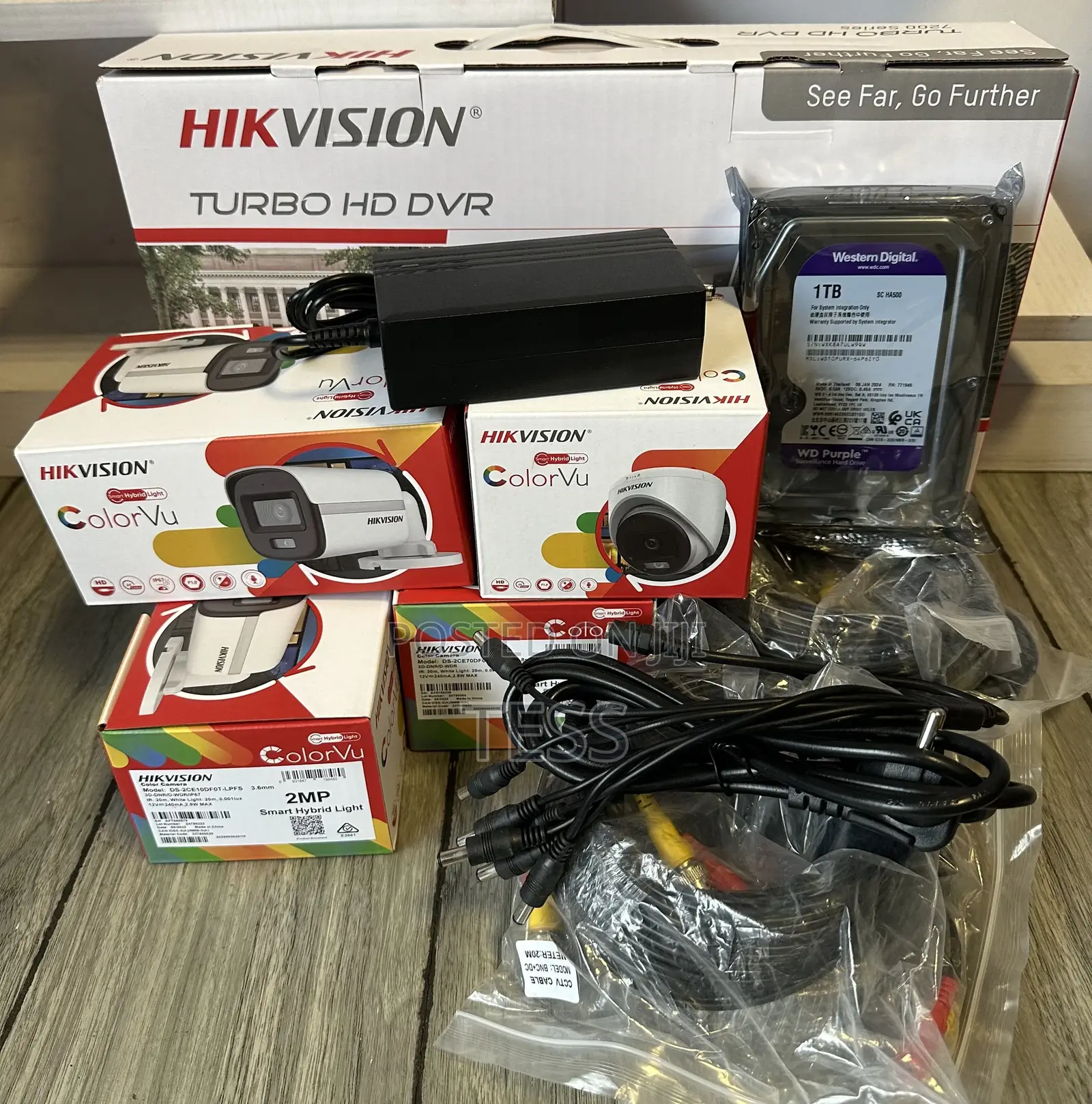 Hikvision 2mp 4ch Kit Full Color Audio+1tb Surveillance (Cv)
