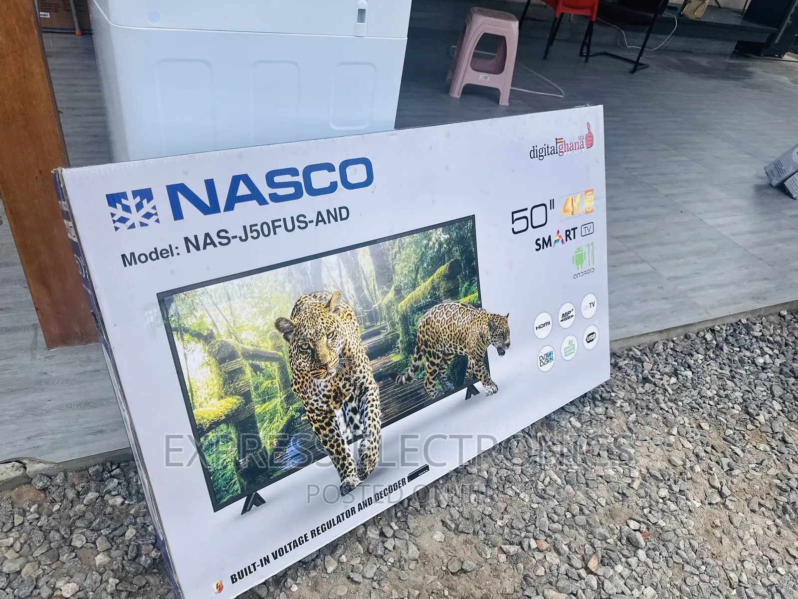 Enjoy Brilliant Smart UHD Android  Nasco 50” Tv.,