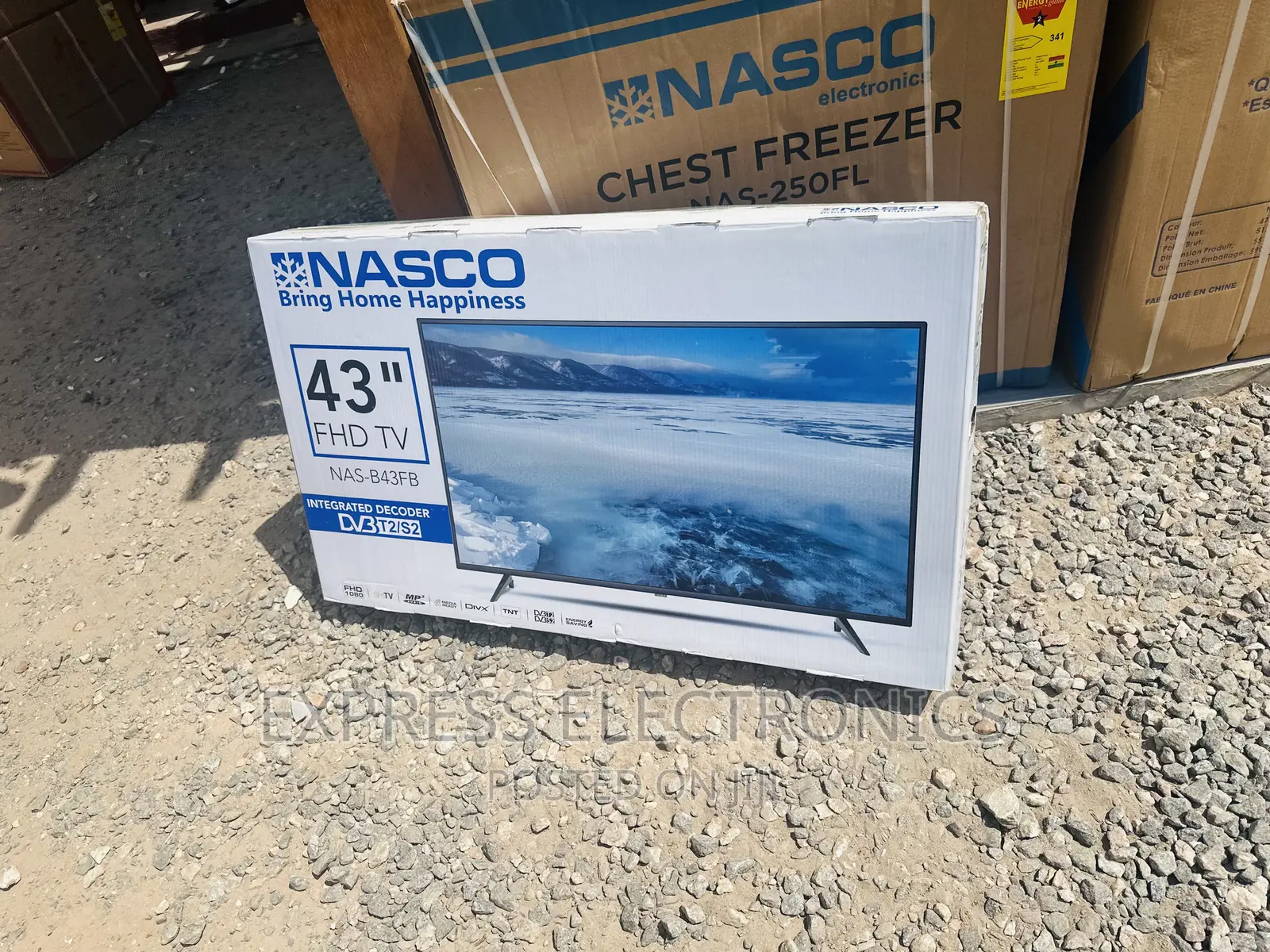 Very Packed Nasco Tv FHD Satellite 43”