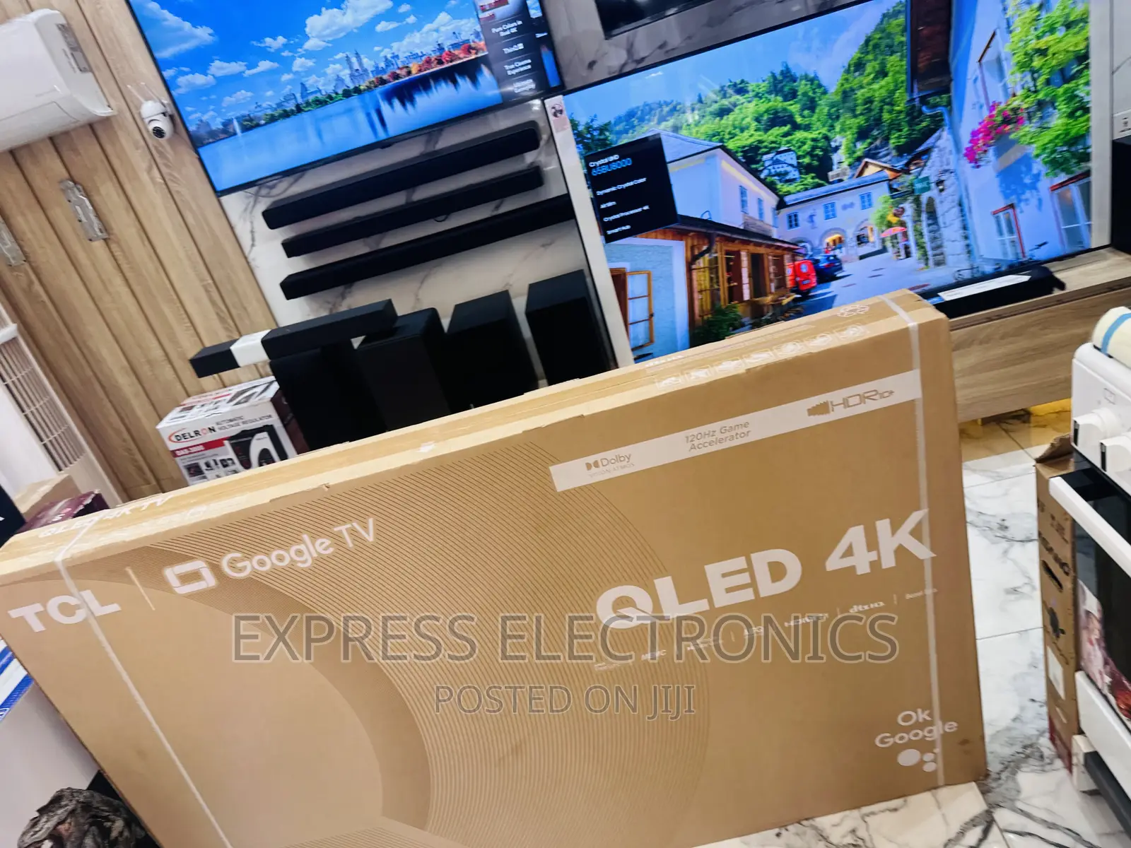 Very Well Packaged QLED UHD Android TCL 65”C64( Tv 