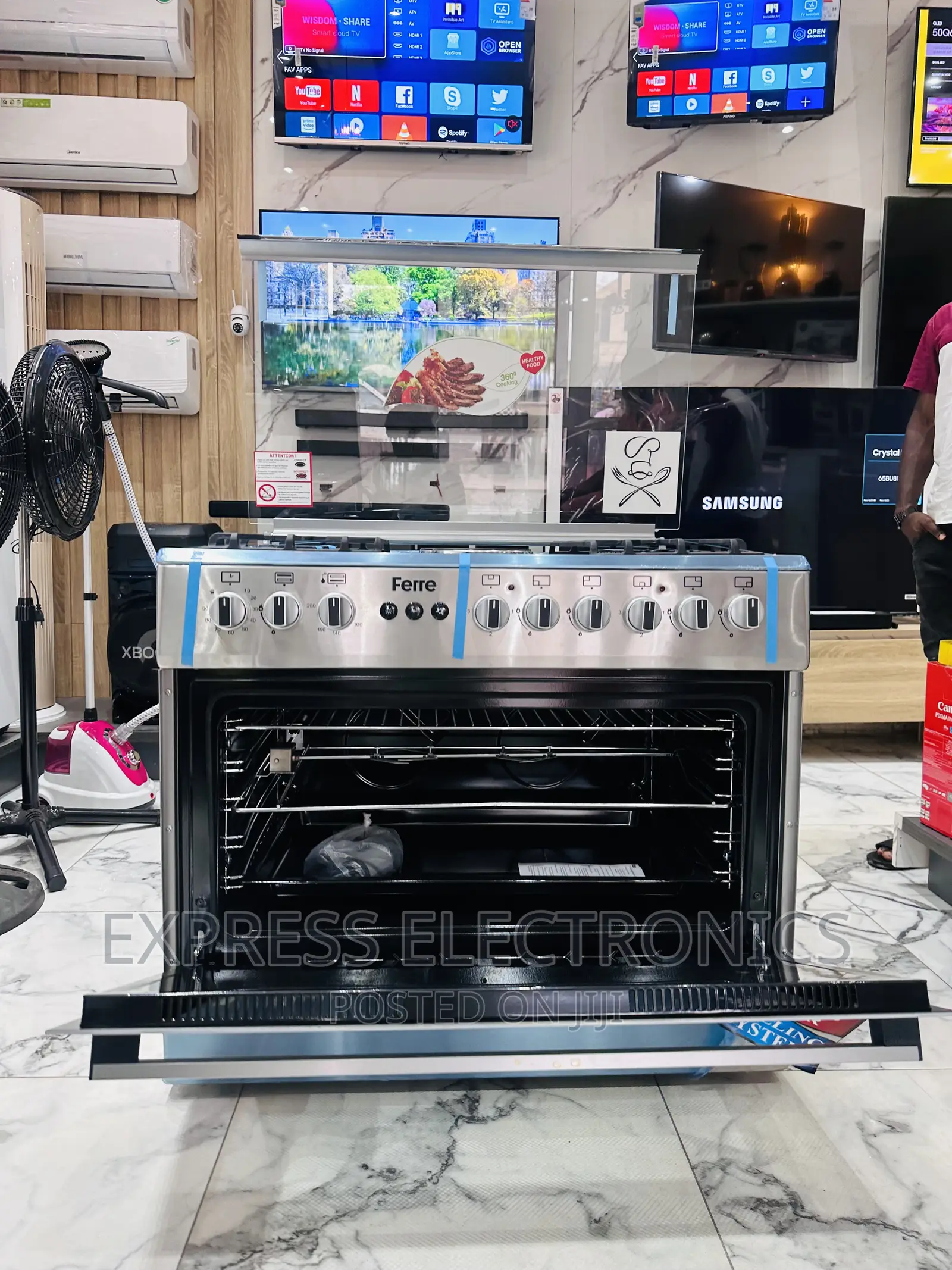 Better Deal on Ferre Gas Cooker 60/90 2-4 Stove Gas Elec