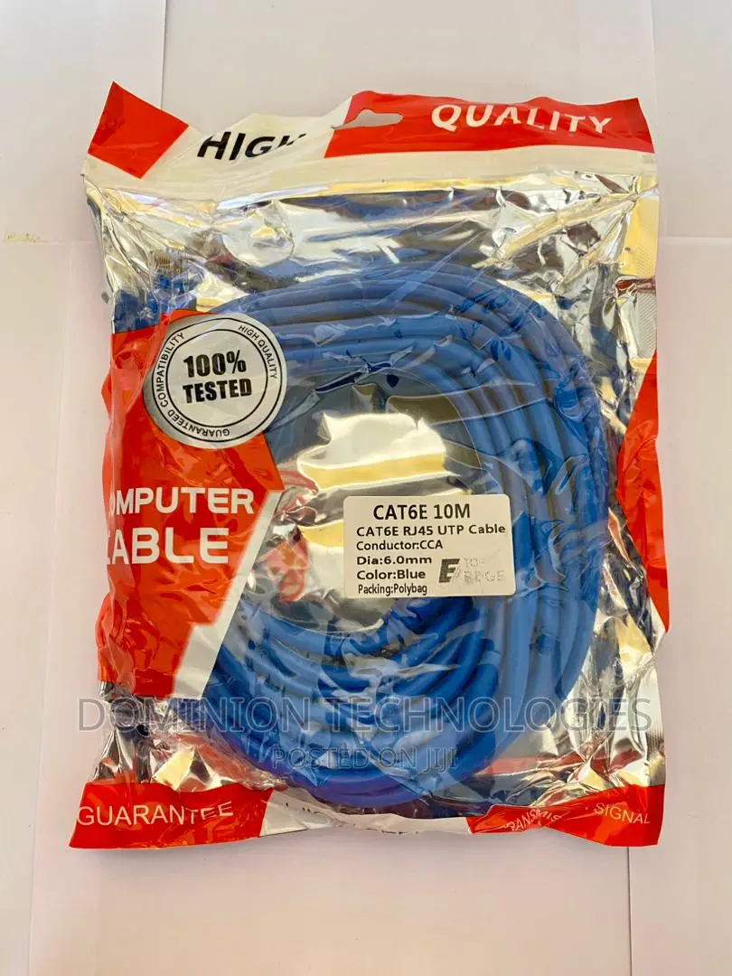 Top Edge Patch Cord 10M Cat6 Utp