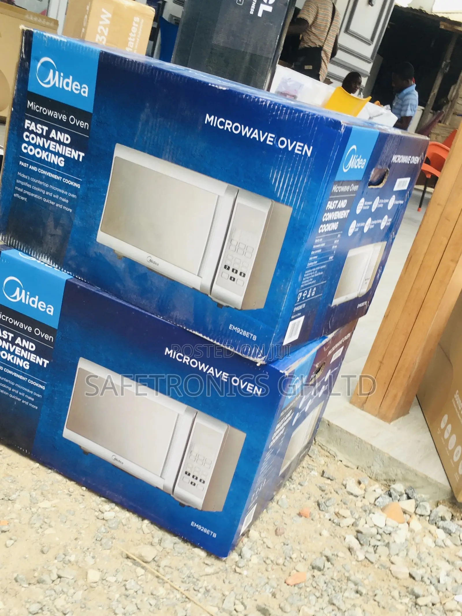 Countertop Midea Em928etb 28L Microwave Electric Gray