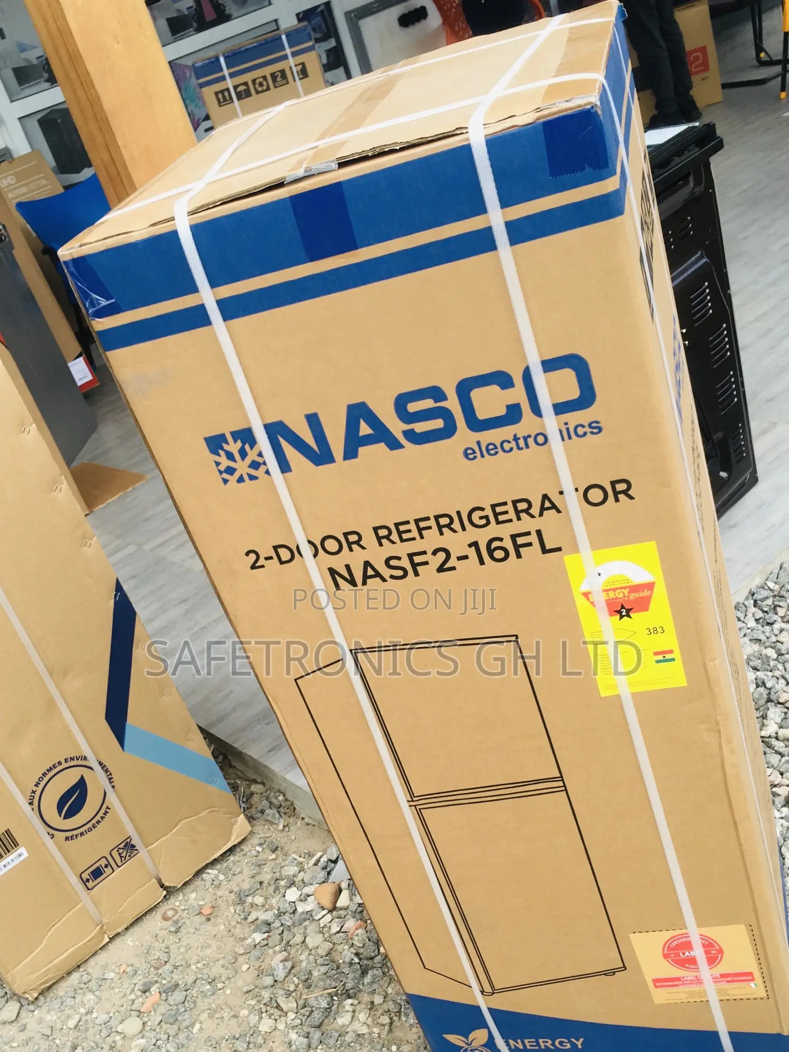Nasf2-16fl Doubledoor Topfreezer Gray Fridge Nasco