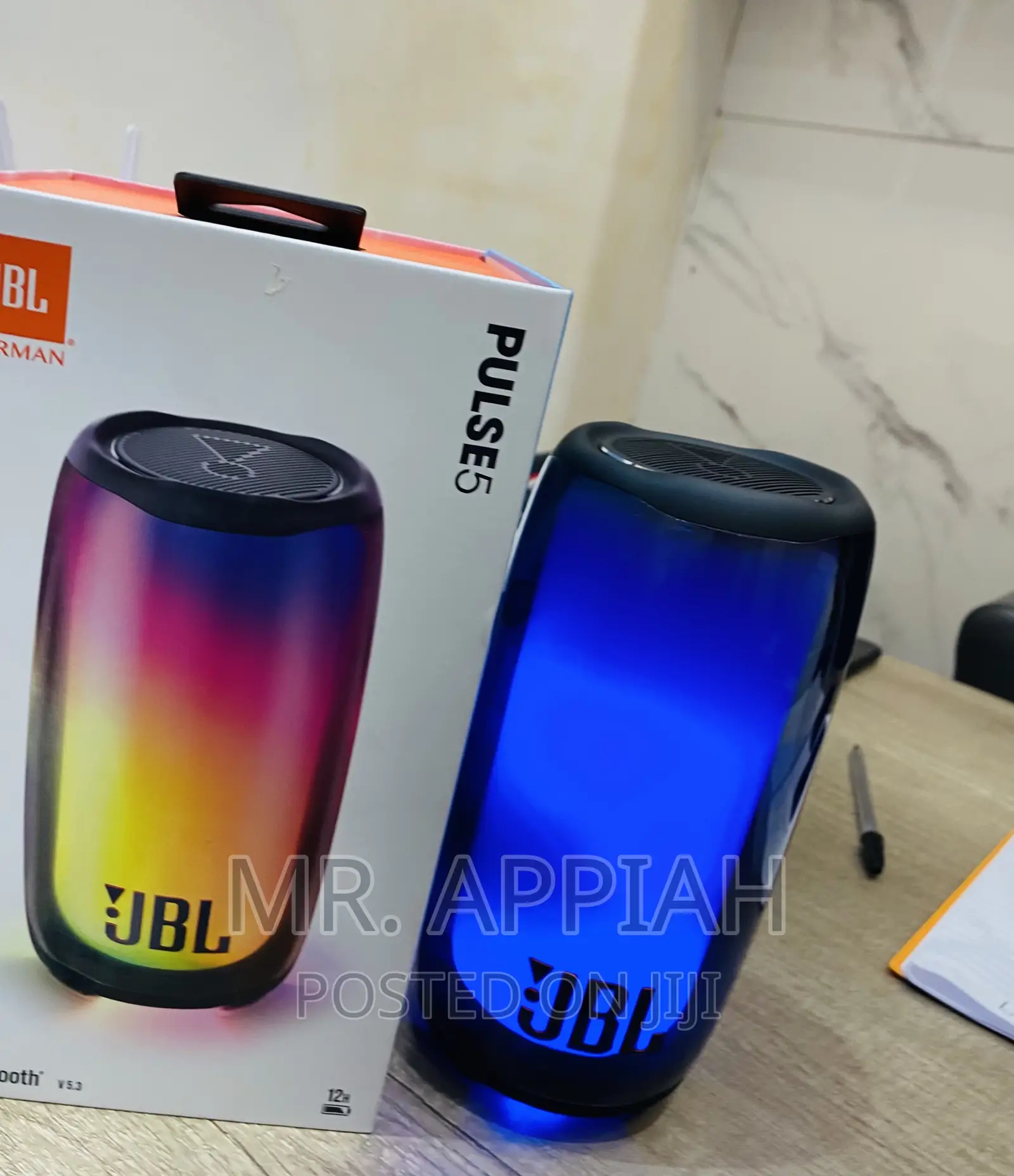 Affordable JBL Pulse 5 Electric Bluetooth Speaker.
