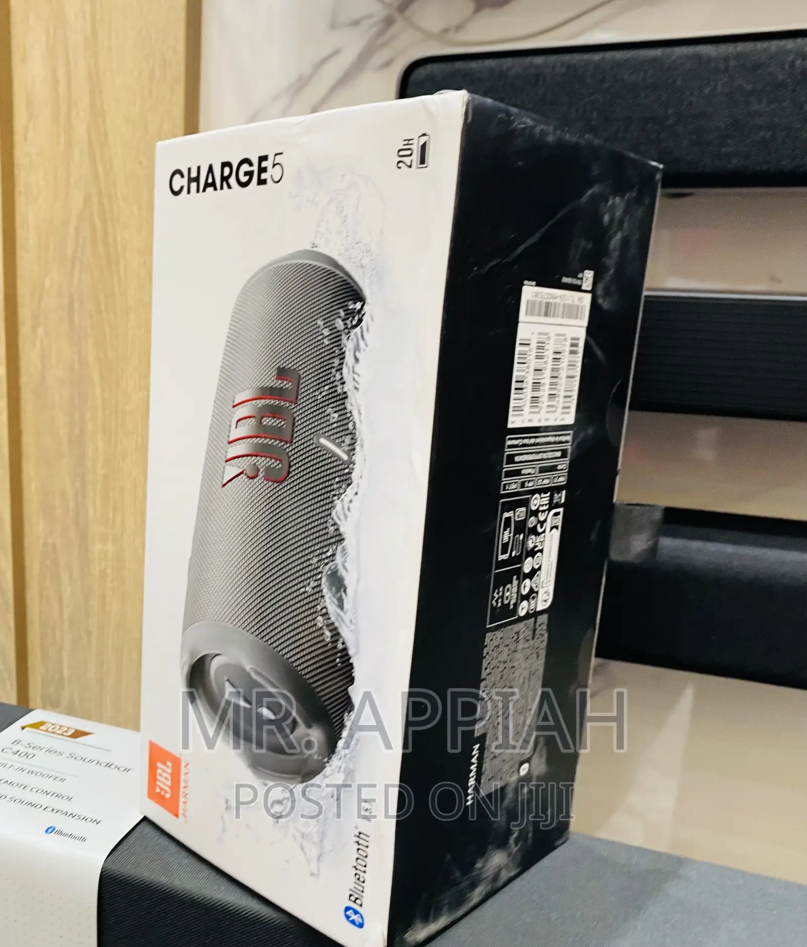 Brand New JBL Charge 5 Electric Bluetooth Speaker(Gray).