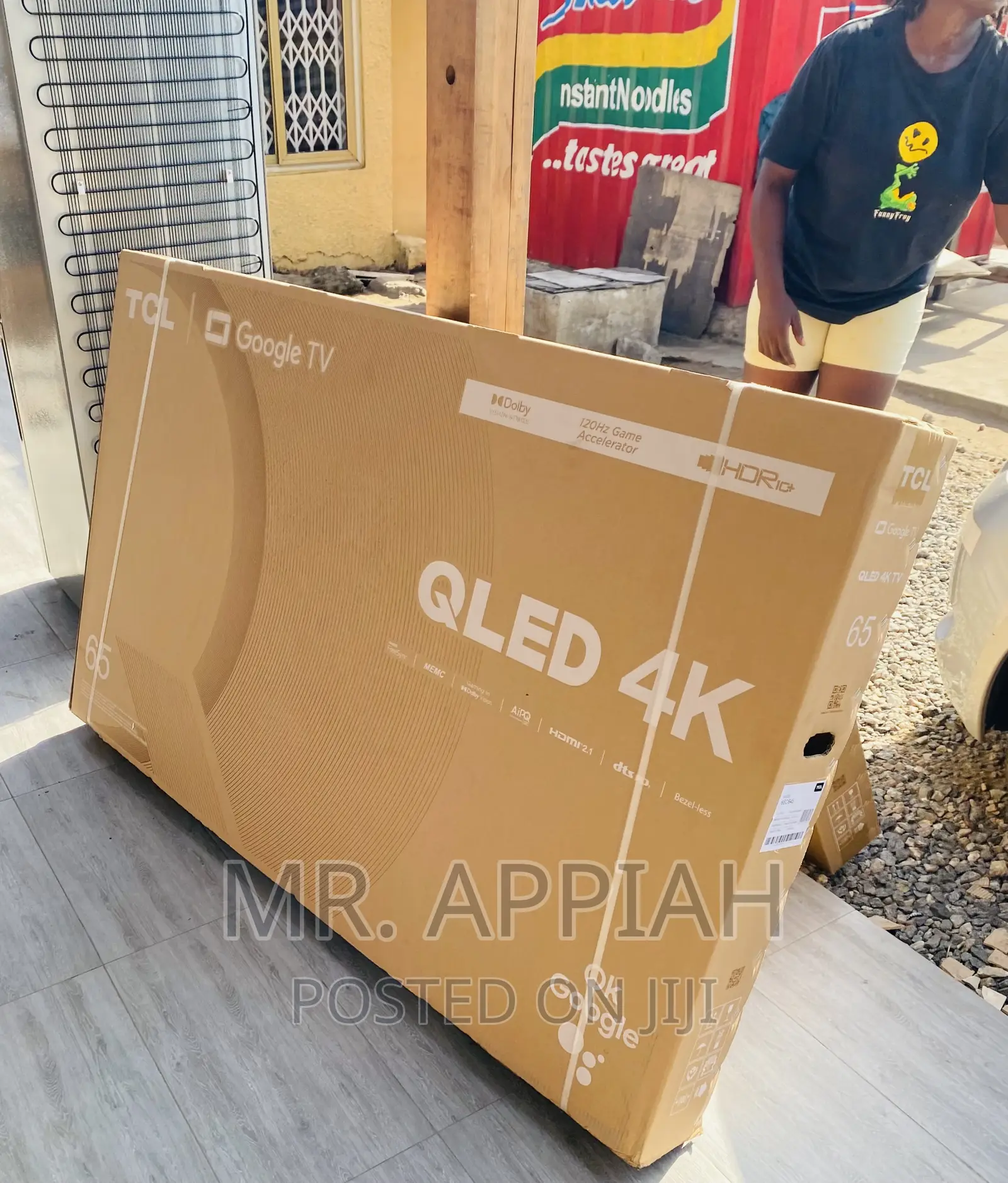 Brand New TCL 65C645 65 Inch Qled Smart Electric Tv(Black).