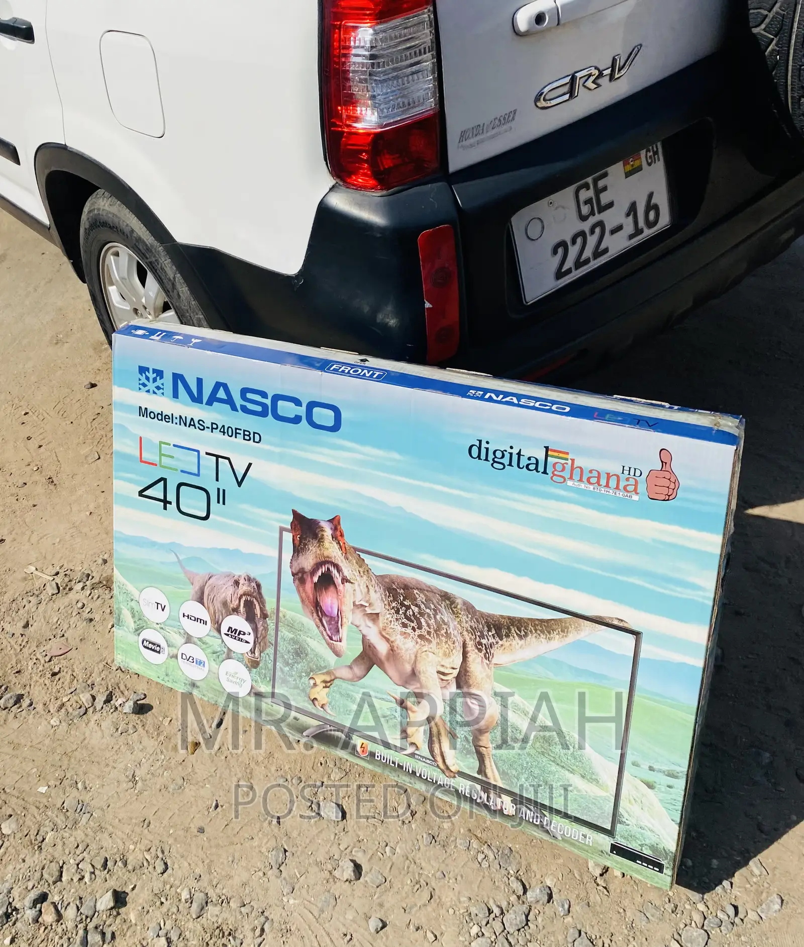 Affordable Nasco 40 Inch Digital Satellite Electric Led Tv.