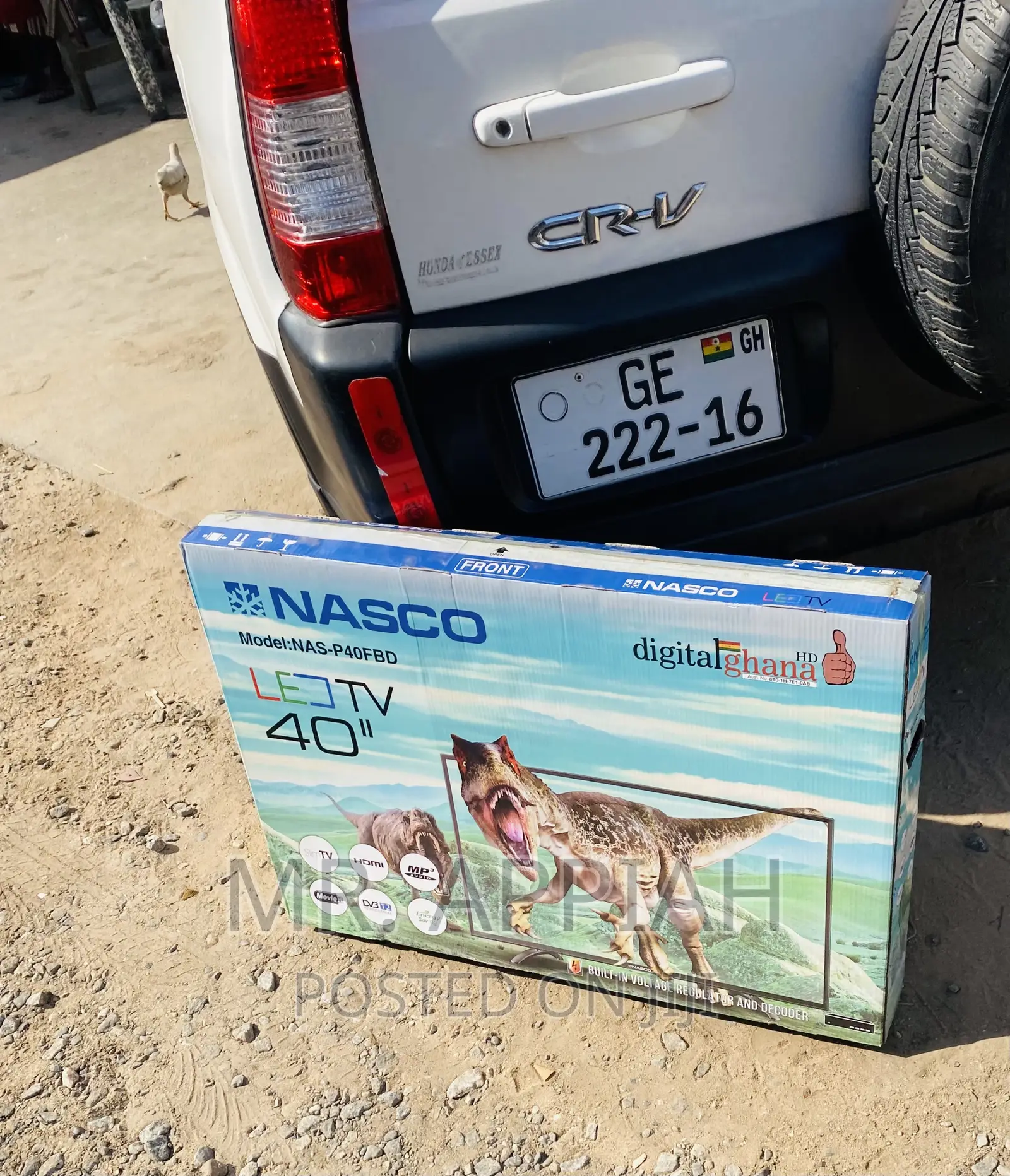 Original Nasco 40” Digital Satellite Electric Led Tv.