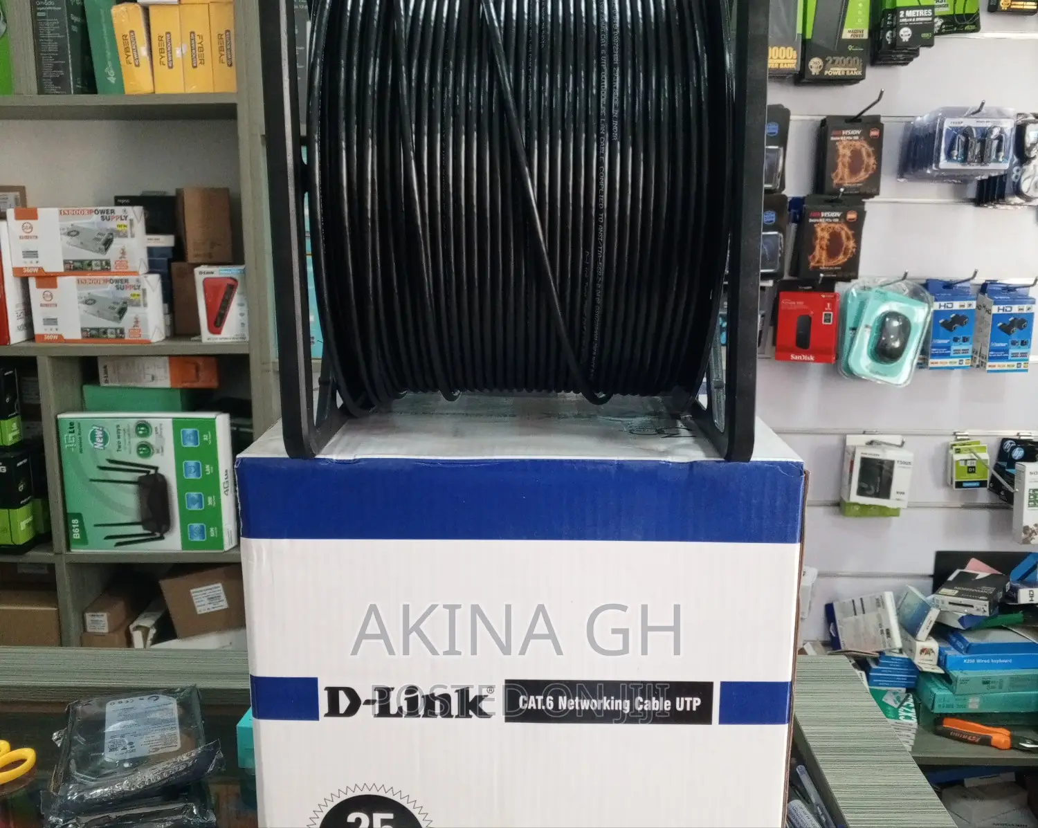 D-Link Utp Outdoor Cable 305m Black