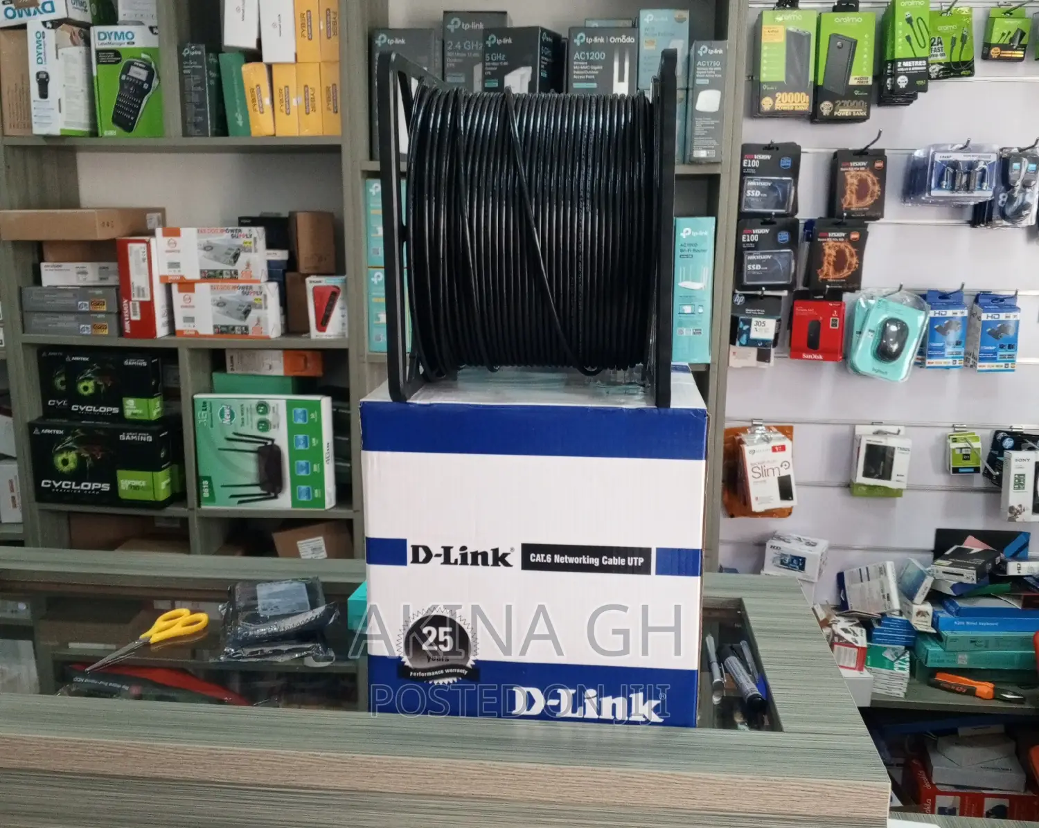 D-Link Utp Outdoor Cable 305m Black