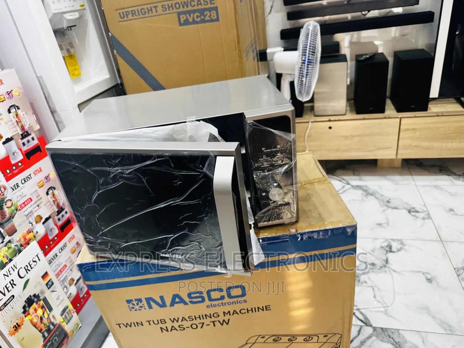 Real Microwave Oven Samsung Ms28f303 —Sliver