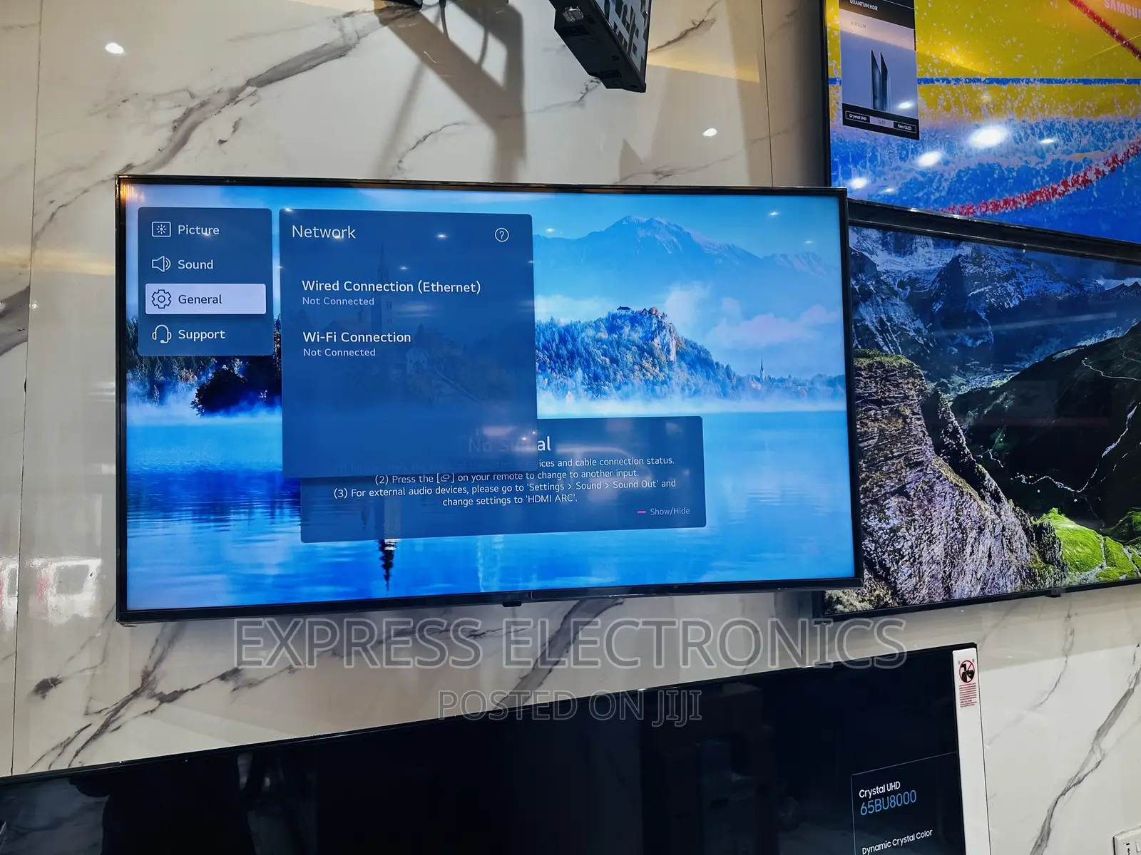 Authentic Sleek Slim UHD Smart Lg 55”UQ75003 Tv