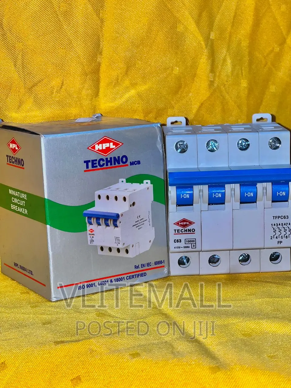HPL 4pole 63a Miniature Circuit Breaker