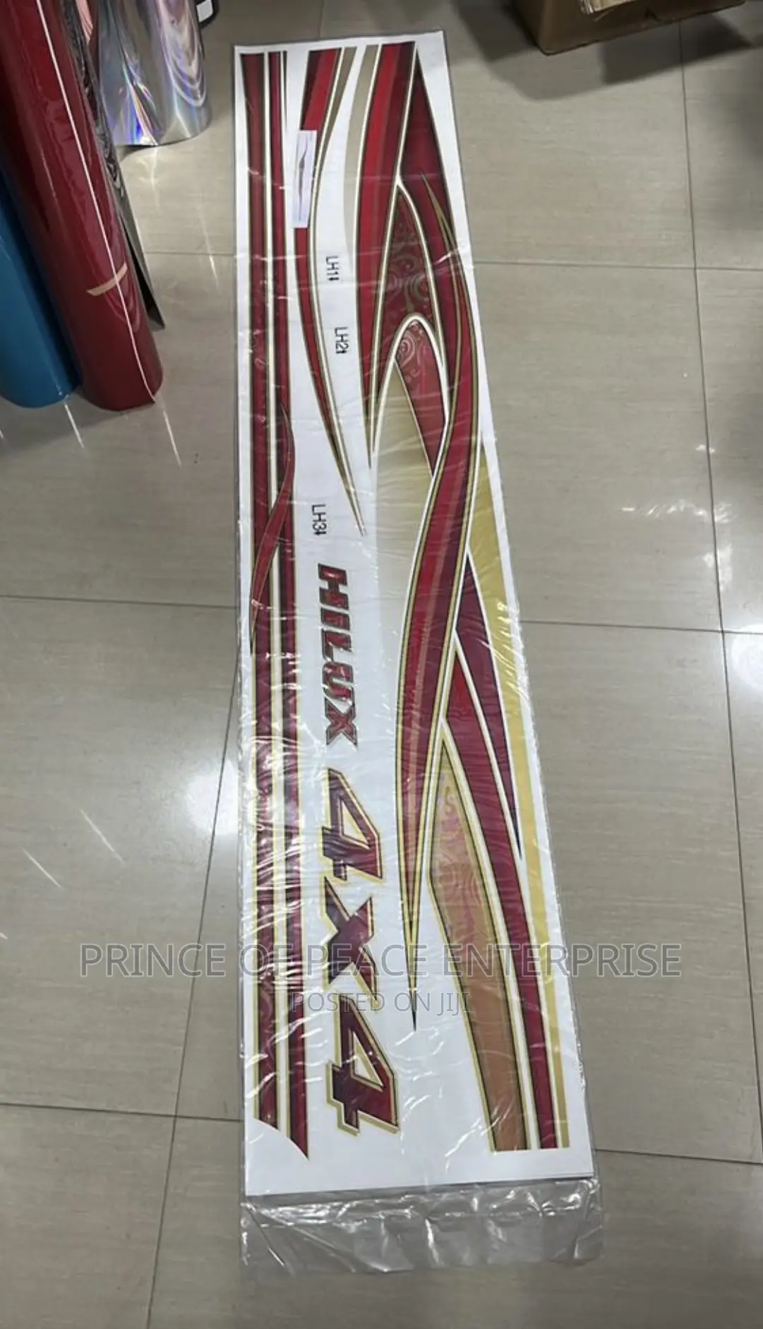 Body Sticker for 2by4 and 4by4 Cars