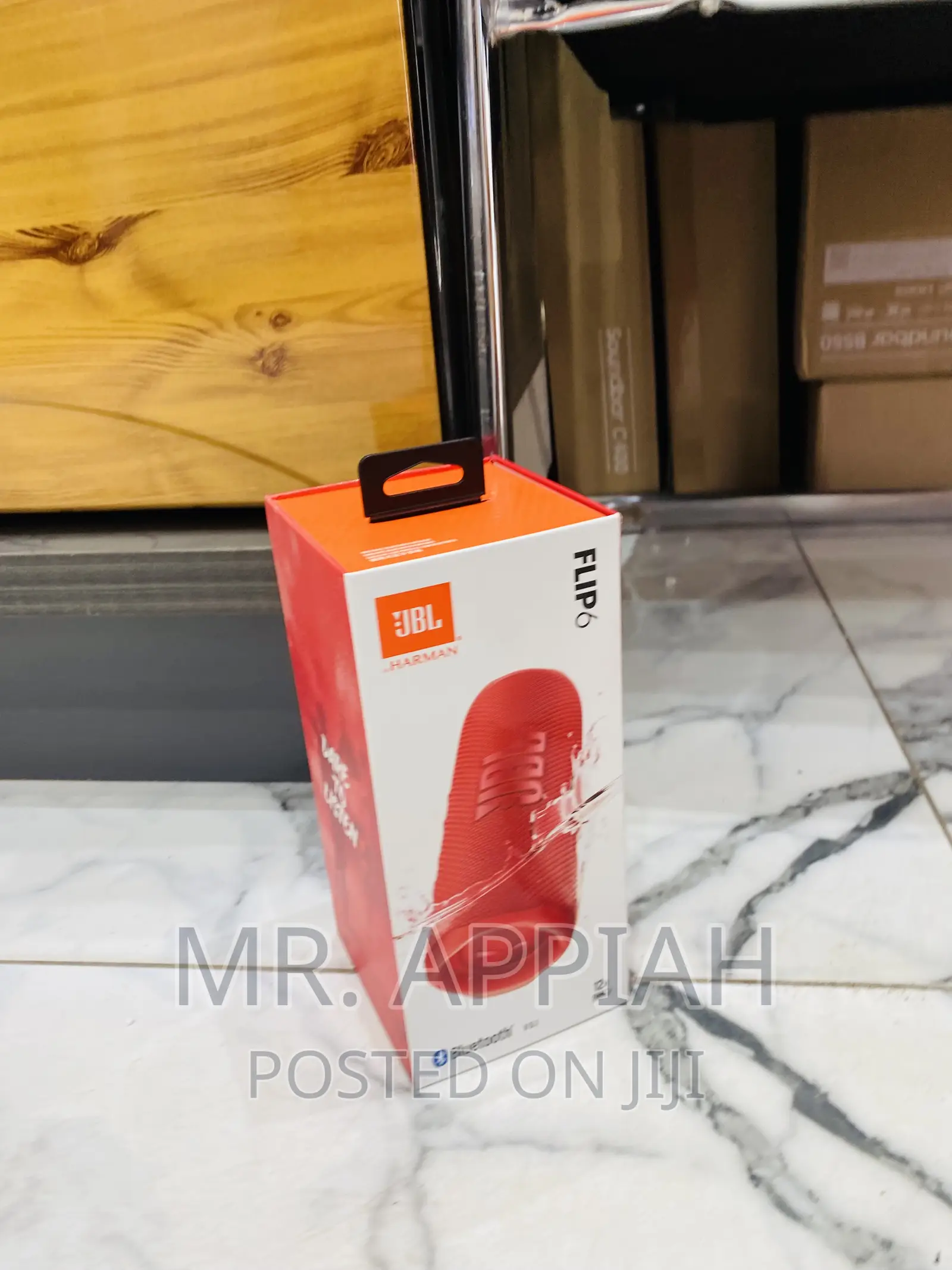 Unique Designed JBL Flip 6 Bluetooth Speaker(Red).