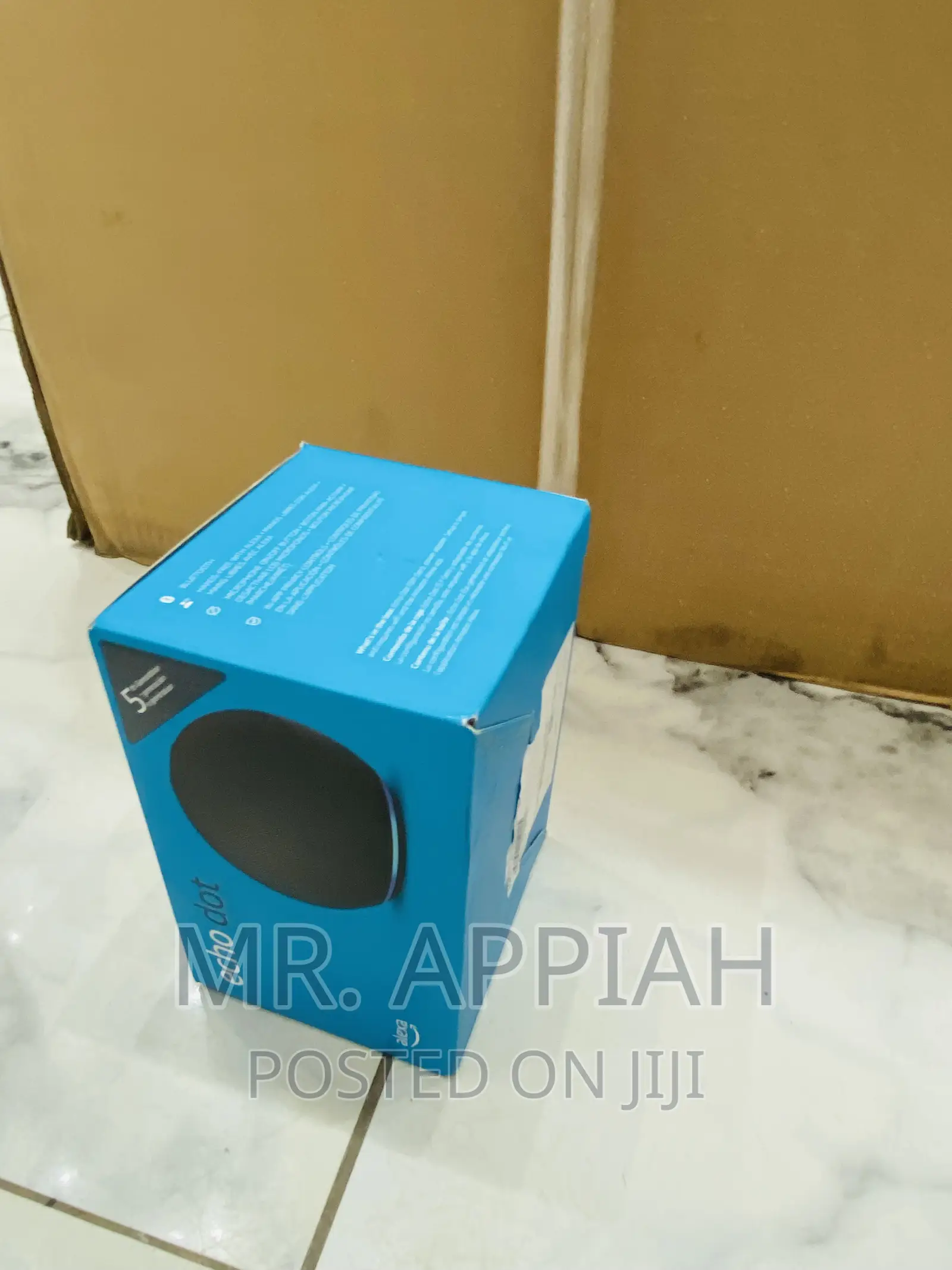 Fresh in Box Echo Dot Rechargeable Bluetooth Speaker.