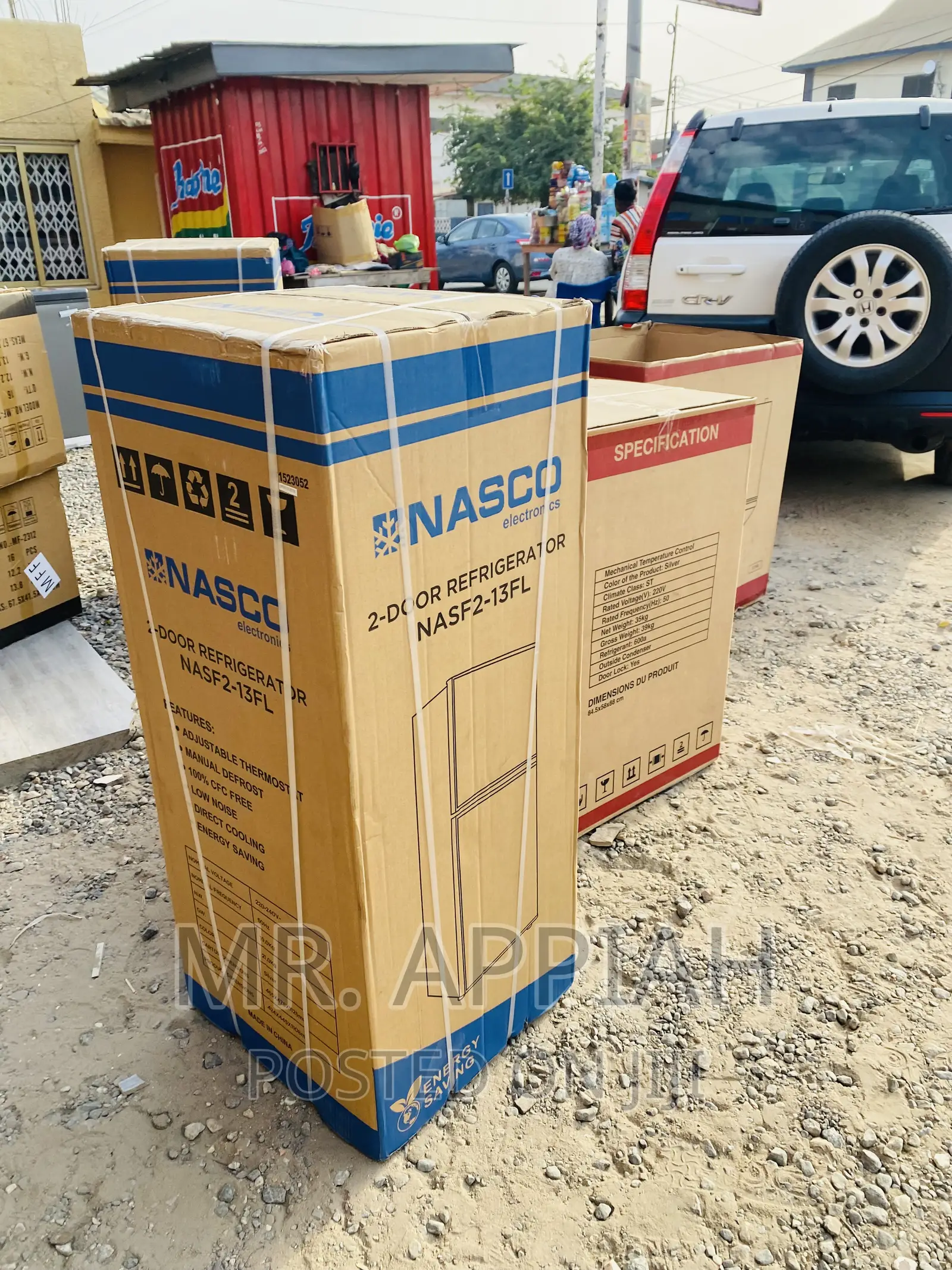 Shop Original Nasco Electric Fridge(Silver). Nasf2-13fl