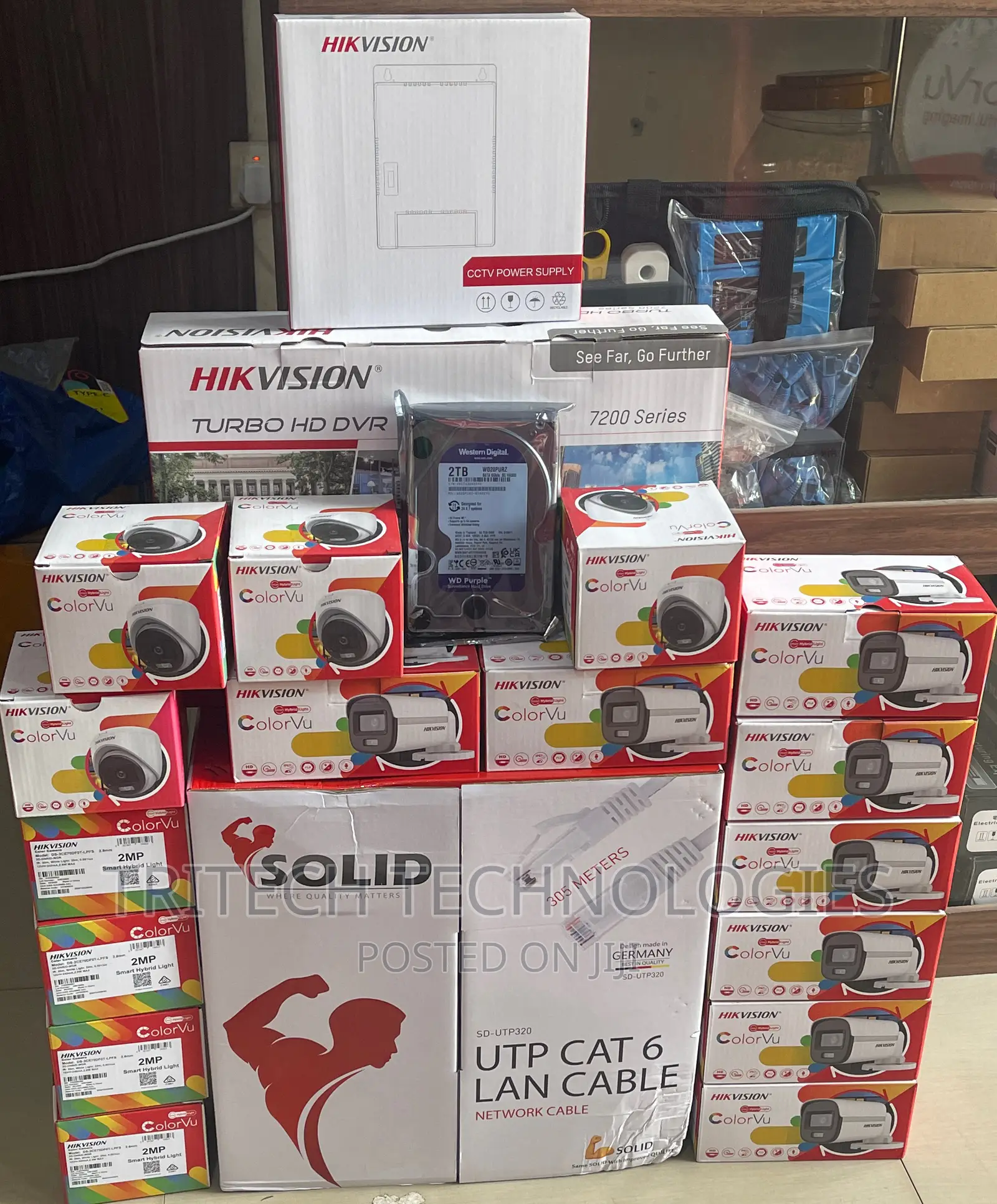 Hikvision 16ch Full Color+Sound+1tb HDD Surveillance
