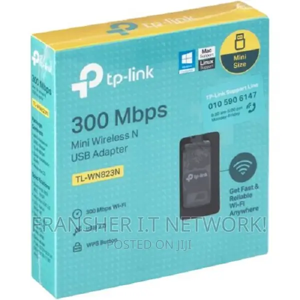 Tp-Link Tl-Wn823n 300mbps Mini Wireless N Usb Adapter