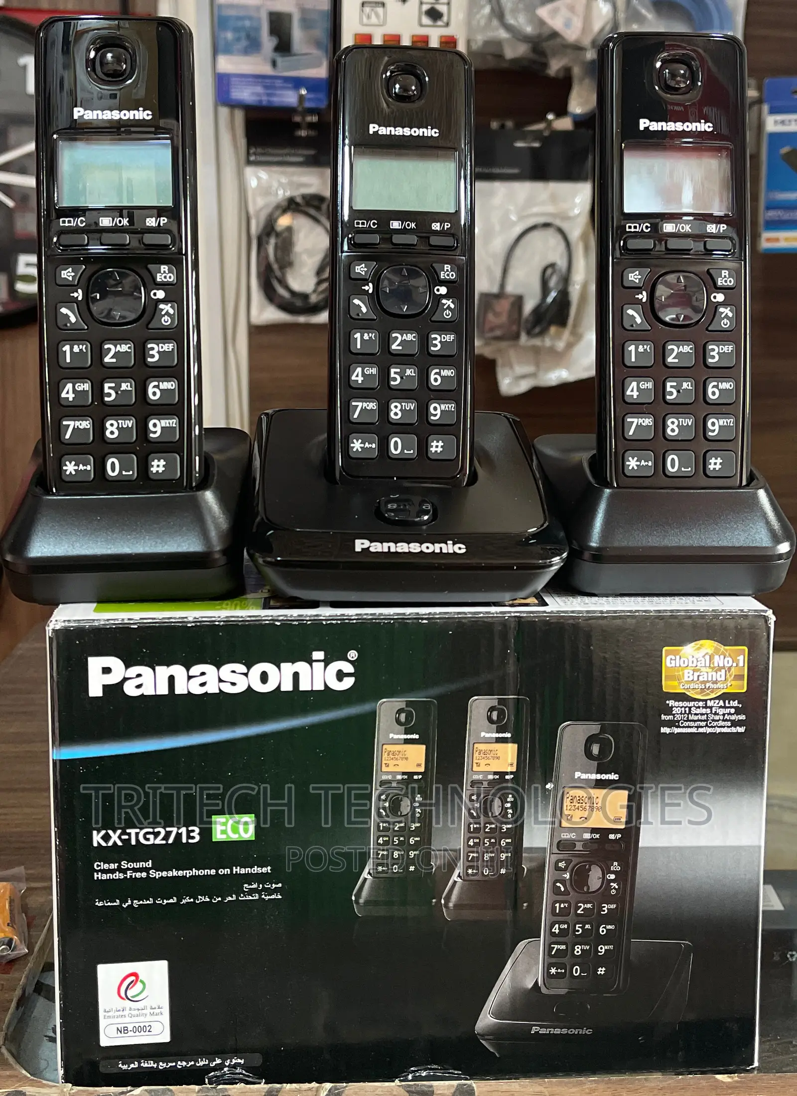 Panasonic Kx-Tg2713 Eco 3 in 1 Telephone
