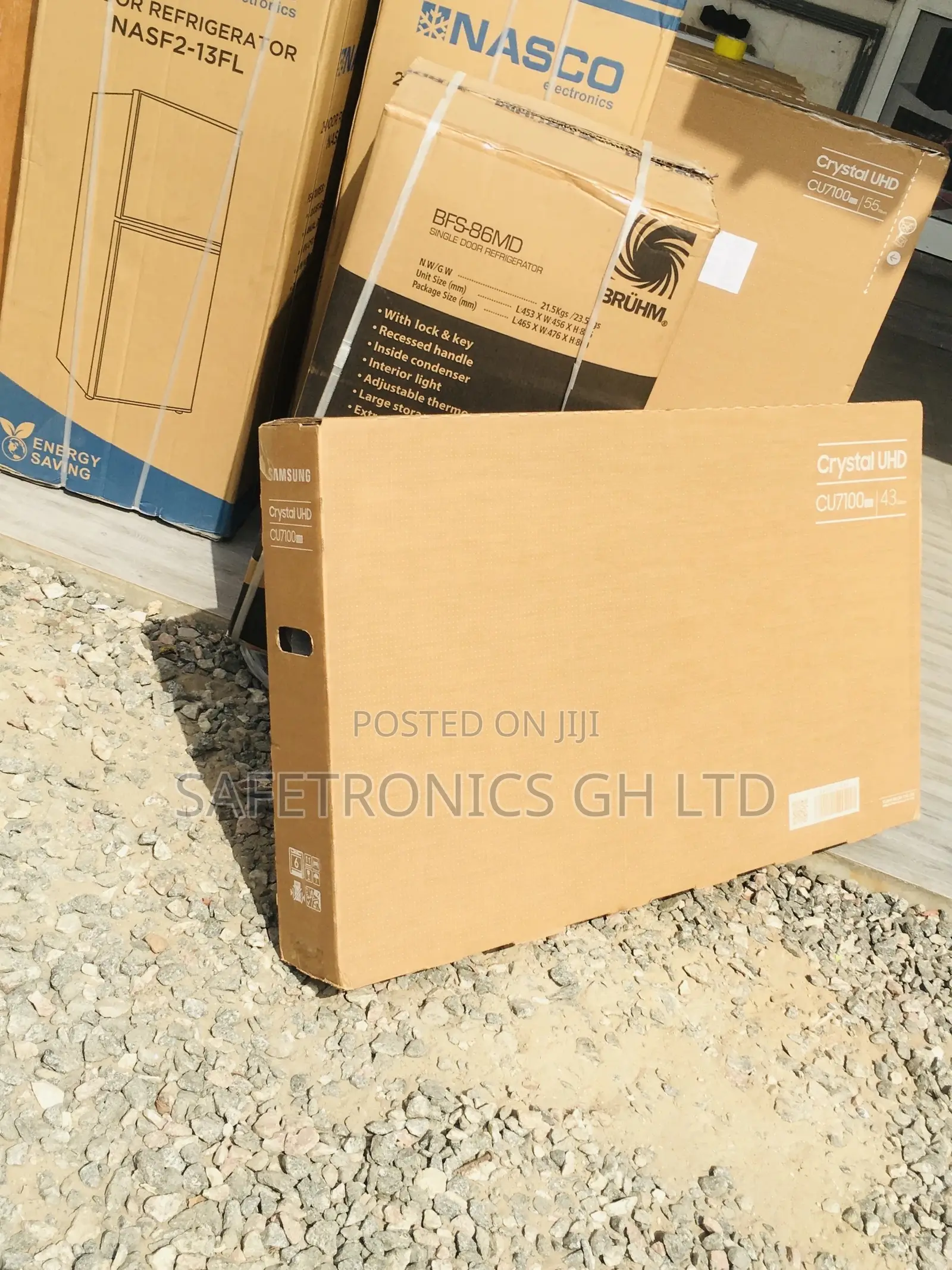 43 Inches Glossy LED Smart Black Cu71 Samsung Tv