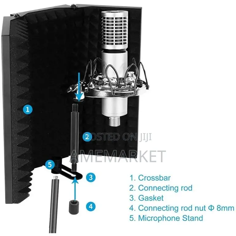Vocal Booth Studio Recording Noise Reduction Shied Filter