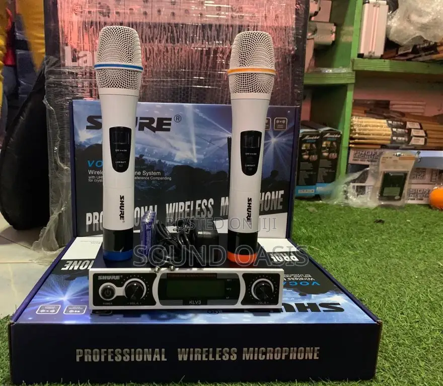 Mic Wireless SHURE KLV3 UHF (White)