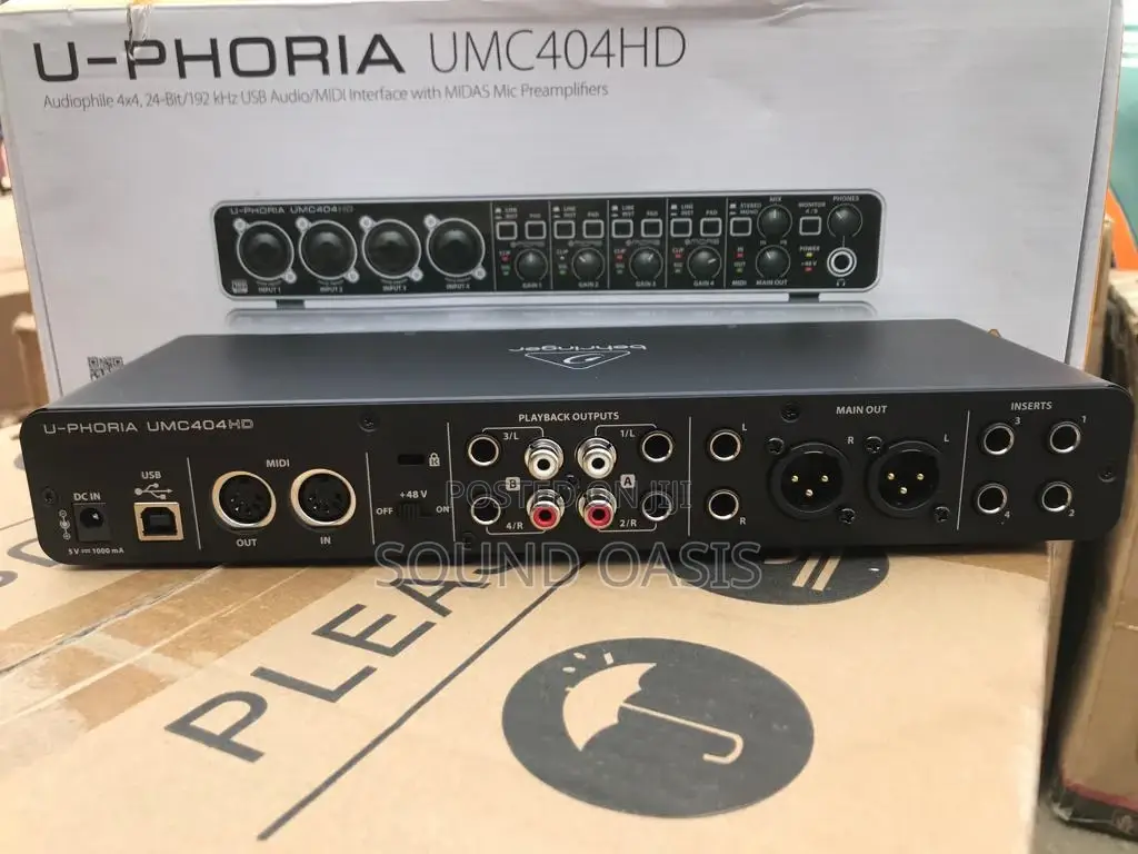 Behringer U-phoria Umc404hd Usb Audio Interface