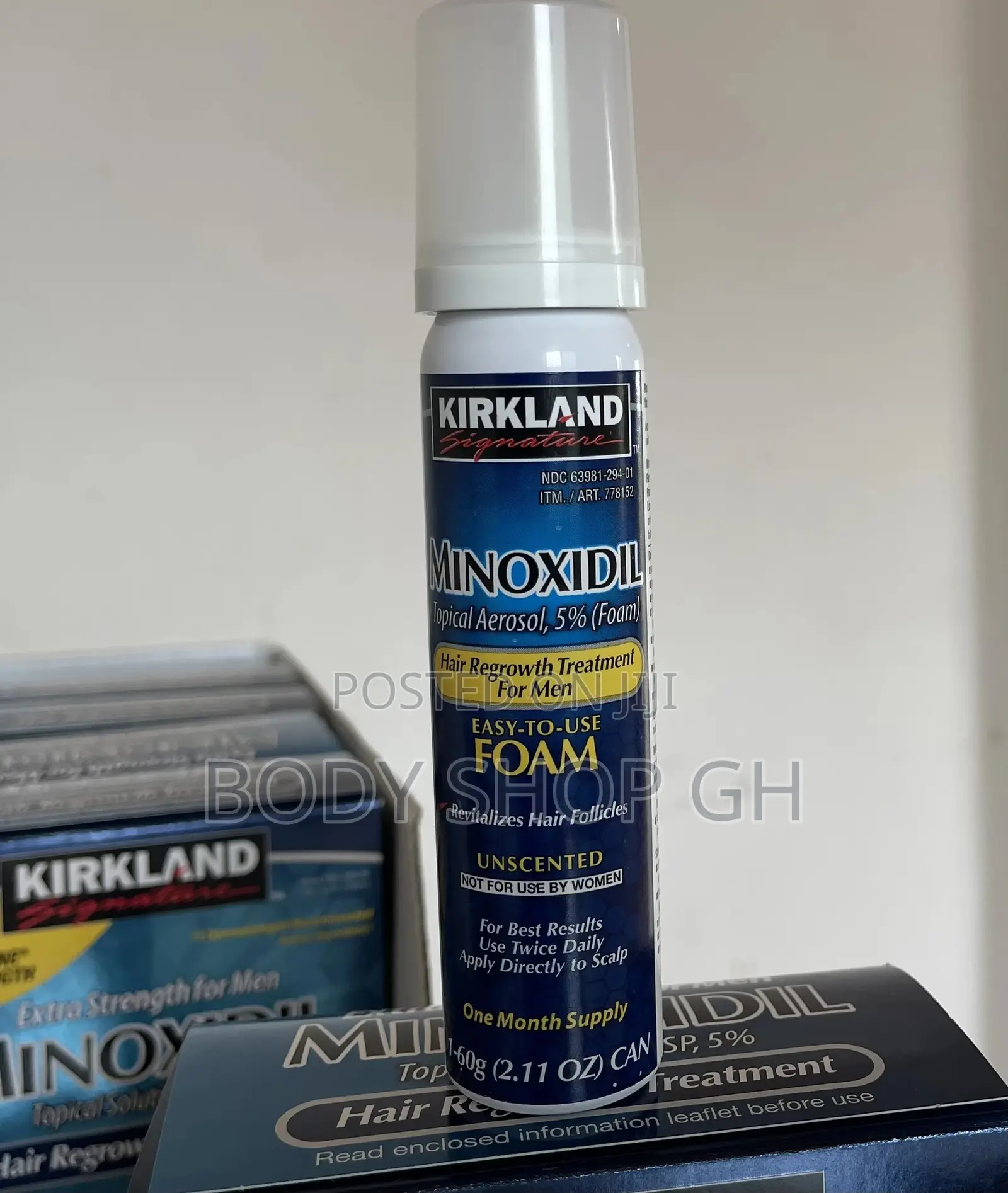 Works Faster - Kirkland Minoxidil Foam [Beard and Hairline]