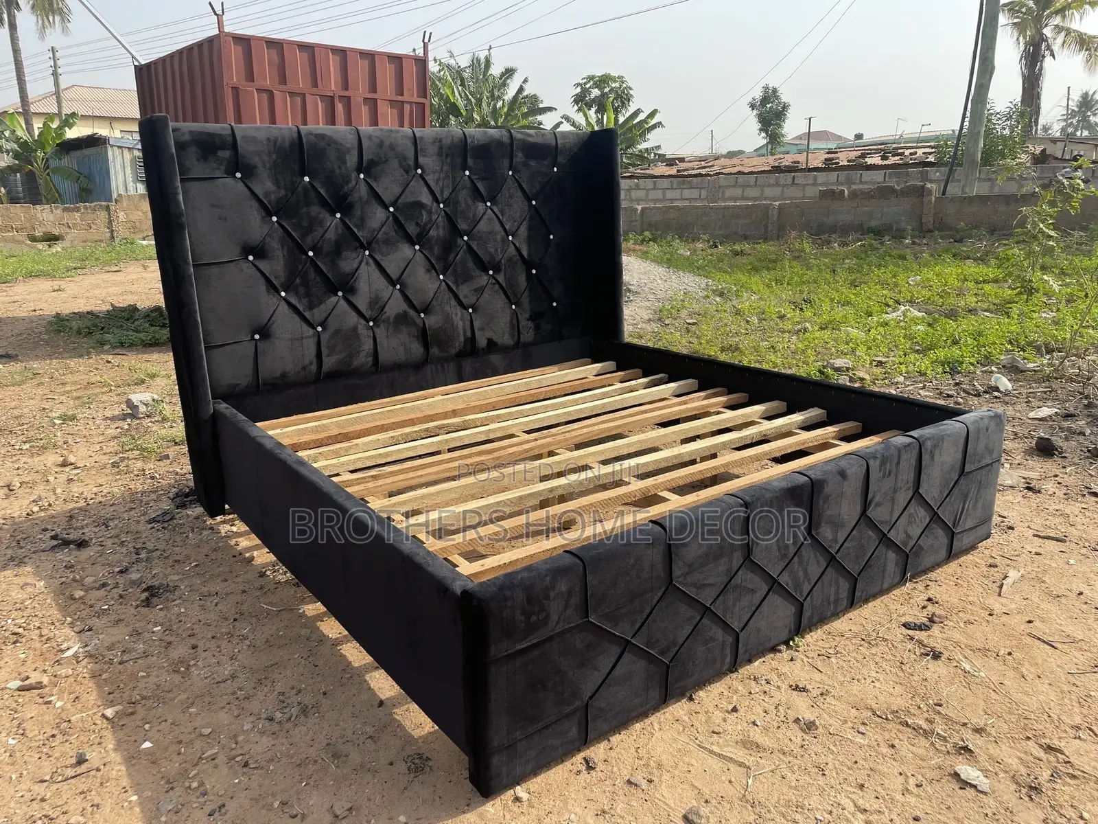 Fabric Queen Size Bed Frame 72x75 || Durable And Affordable